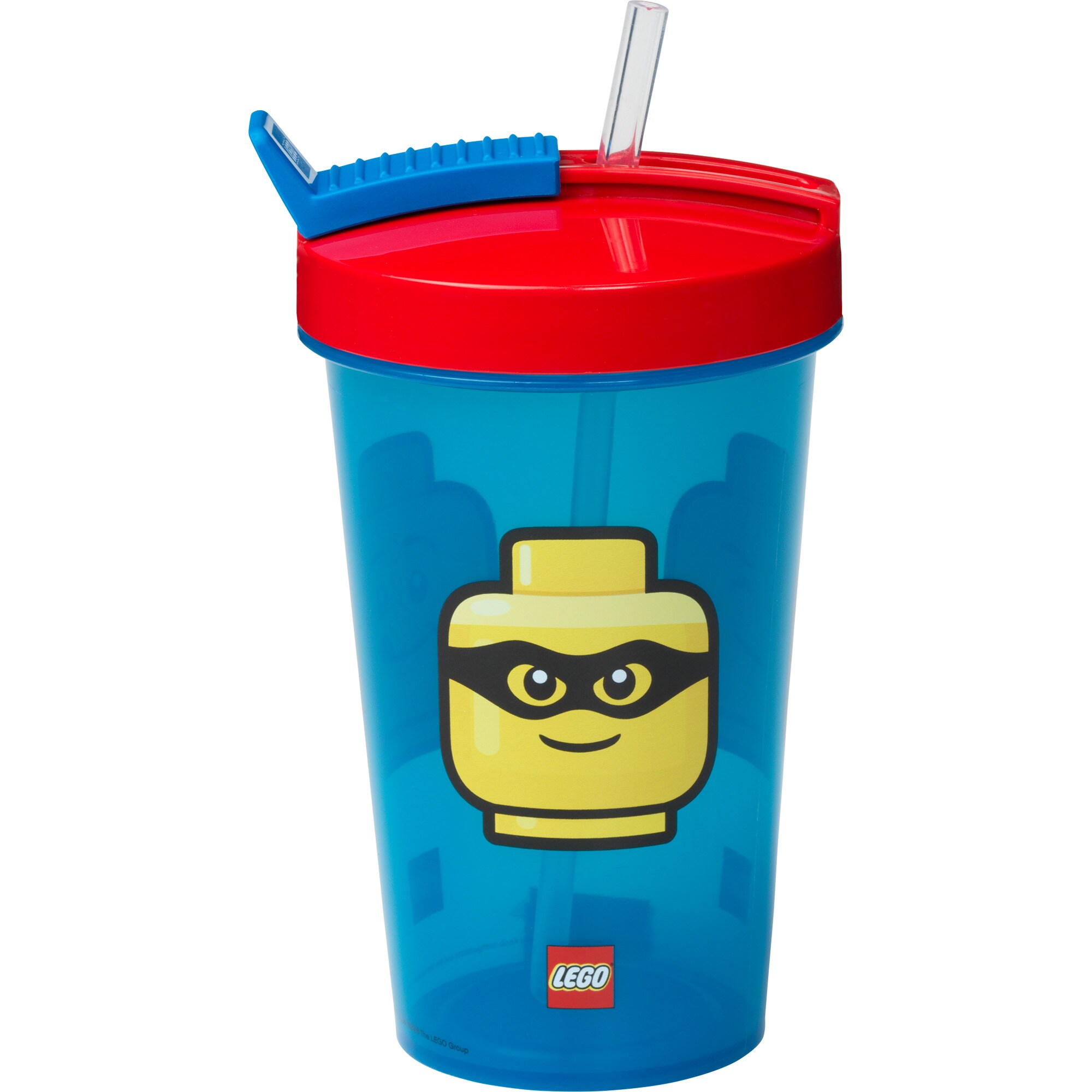 Room Copenhagen Becher LEGO Becher mit Strohhalm Iconic classic Bright Blue - Bild 1