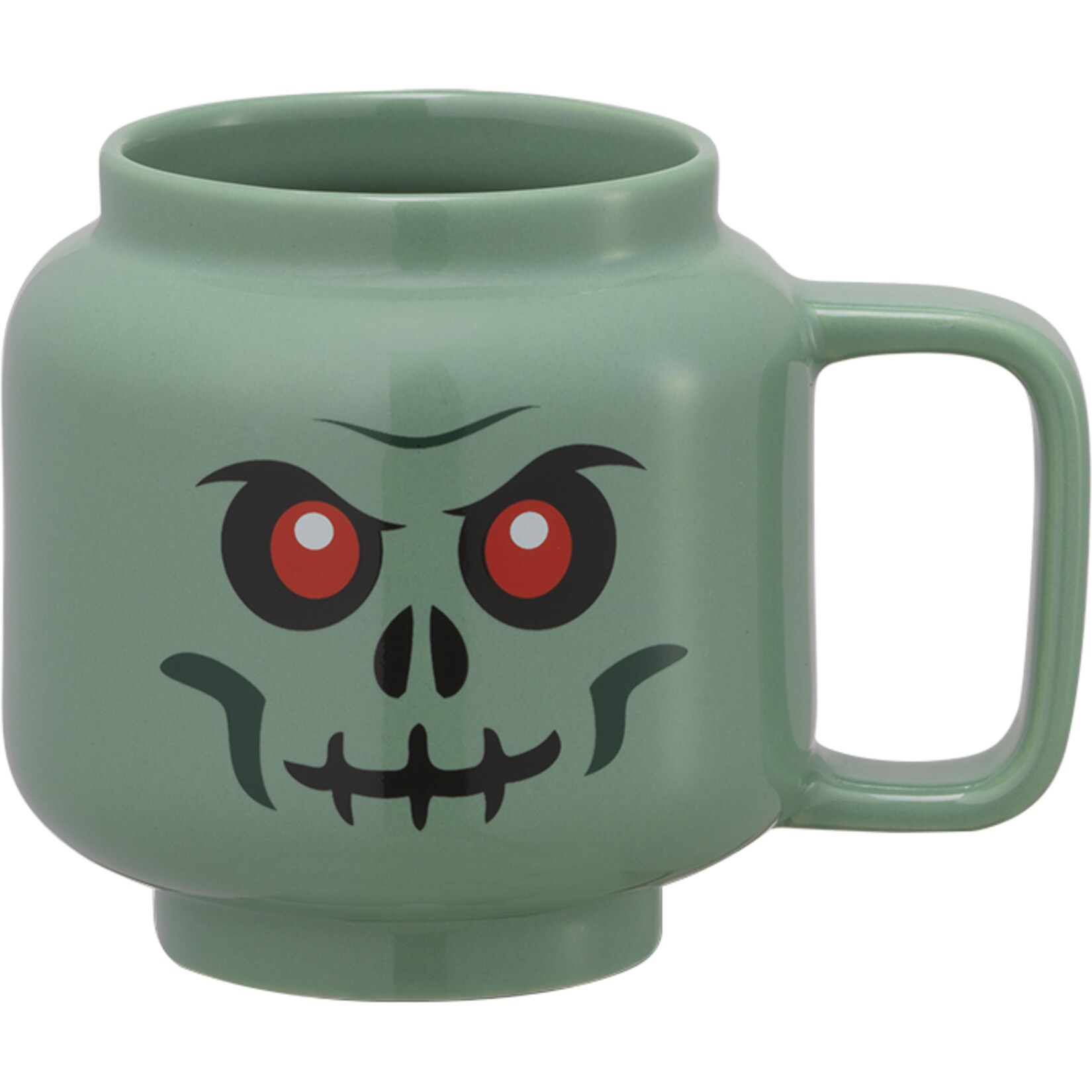 Room Copenhagen Tasse LEGO Keramiktasse Grünes Skelett, klein | 05711938247973