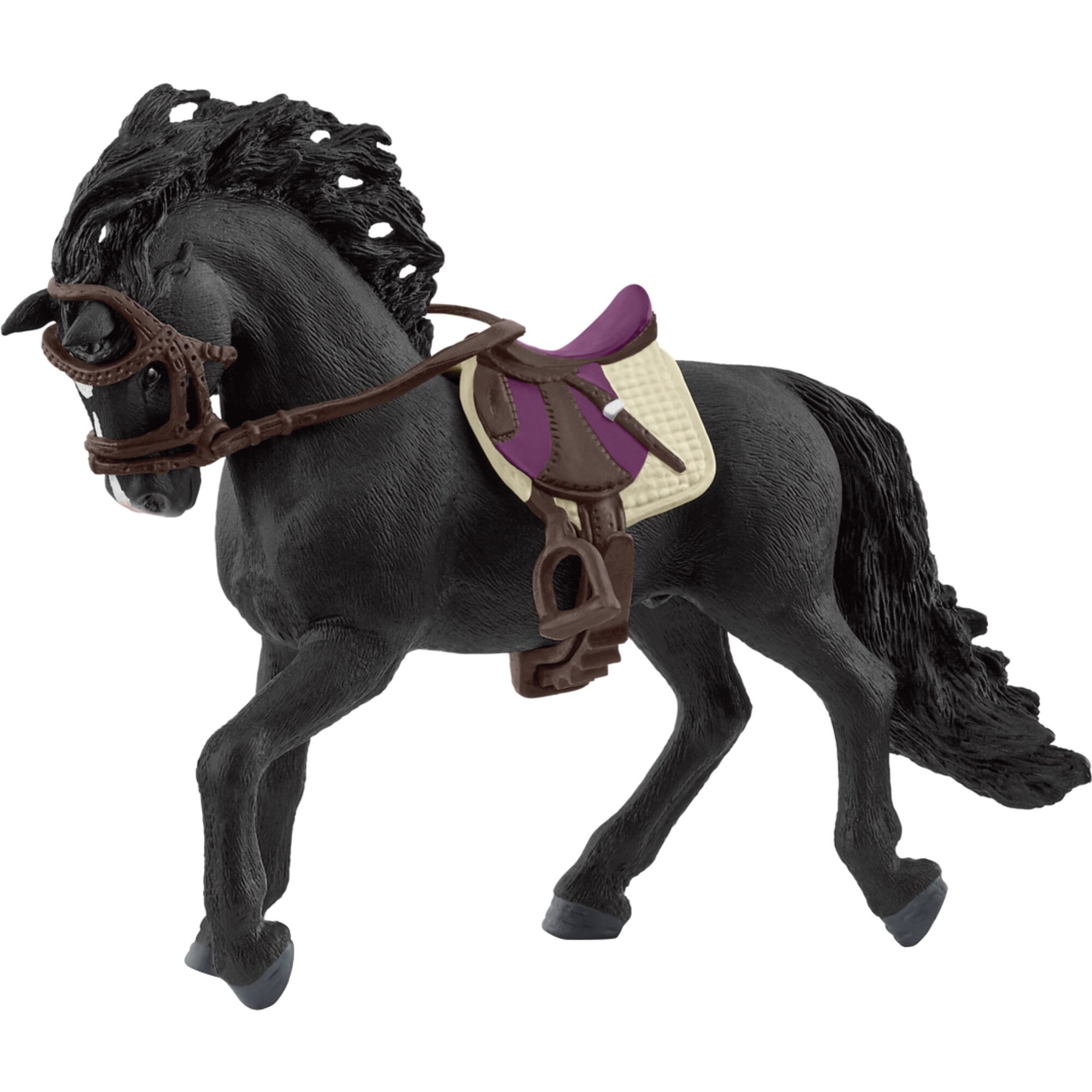 Schleich Spielfigur Horse Club Pura Raza Espanola Hengst mit Sattel und Zaumzeug - Bild 1