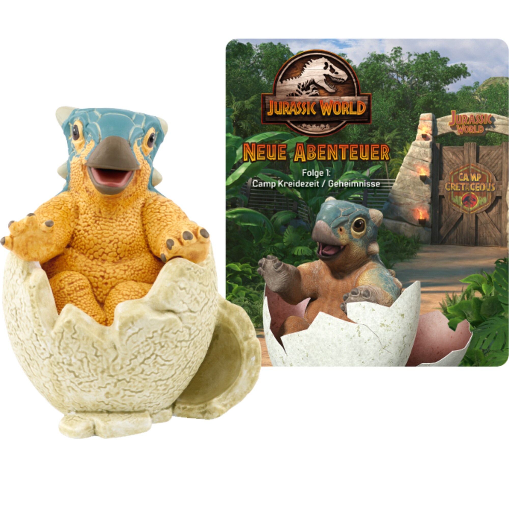 Tonies Spielfigur Jurassic World - Neue Abenteuer, Folge 1: Camp Kreidezeit / Geheimnisse - Bild 1