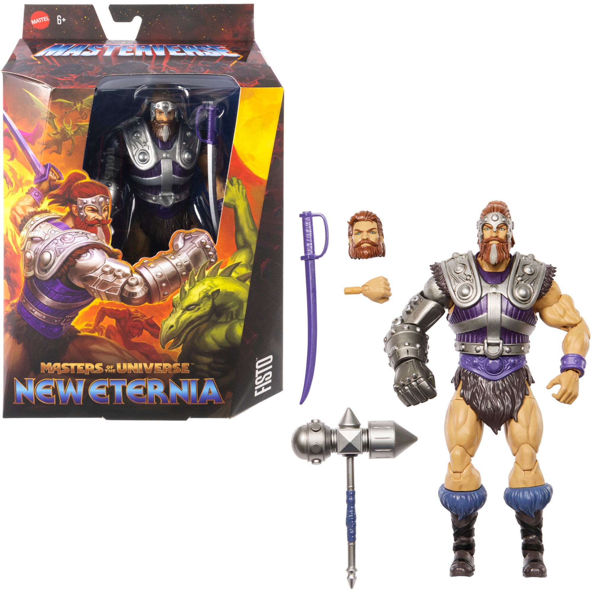 Mattel Spielfigur Masters of the Universe Masterverse New Eternia Fisto - Bild 1