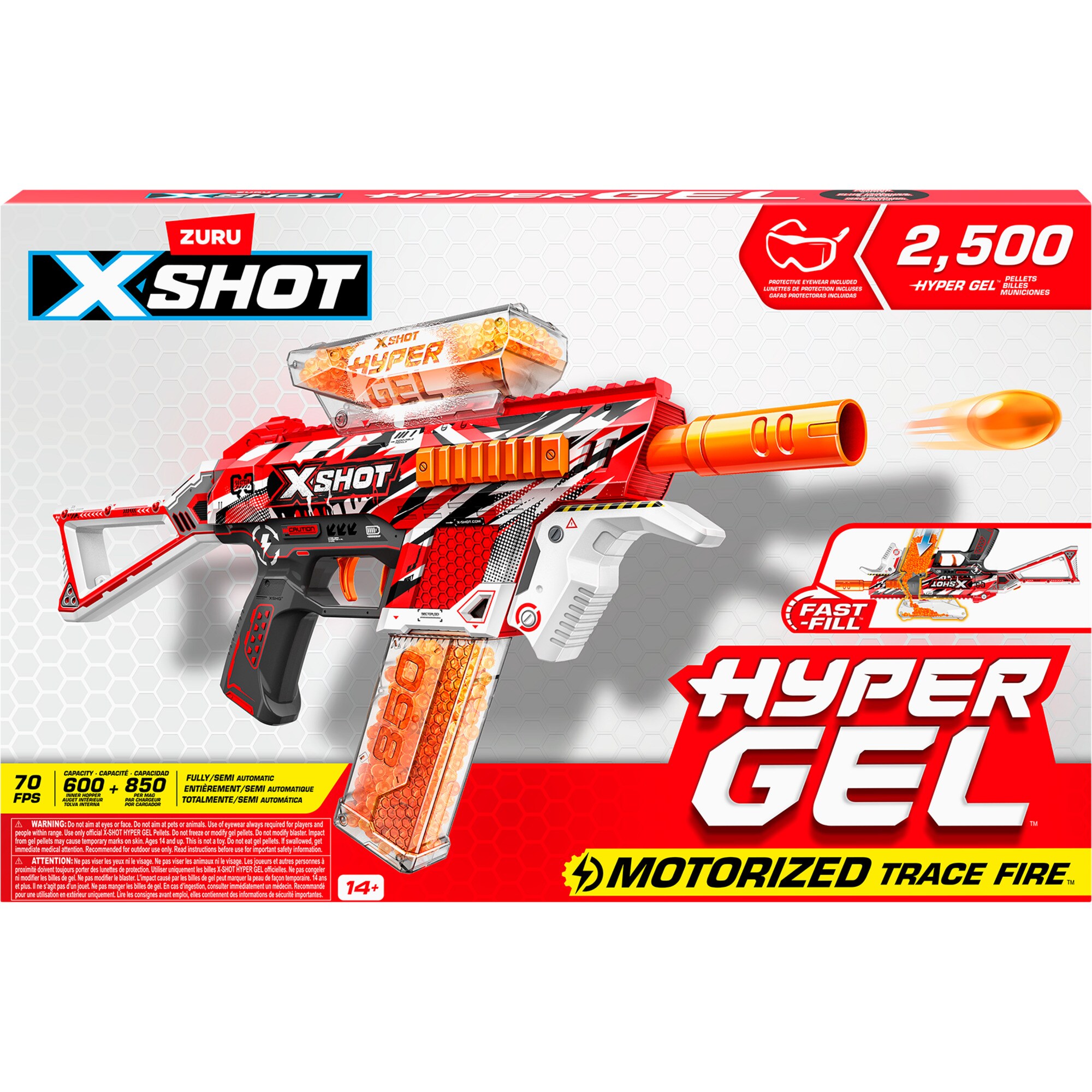 ZURU Gel-Blaster XSHOT - Hyper-Gel Blaster Trace Fire - Bild 1