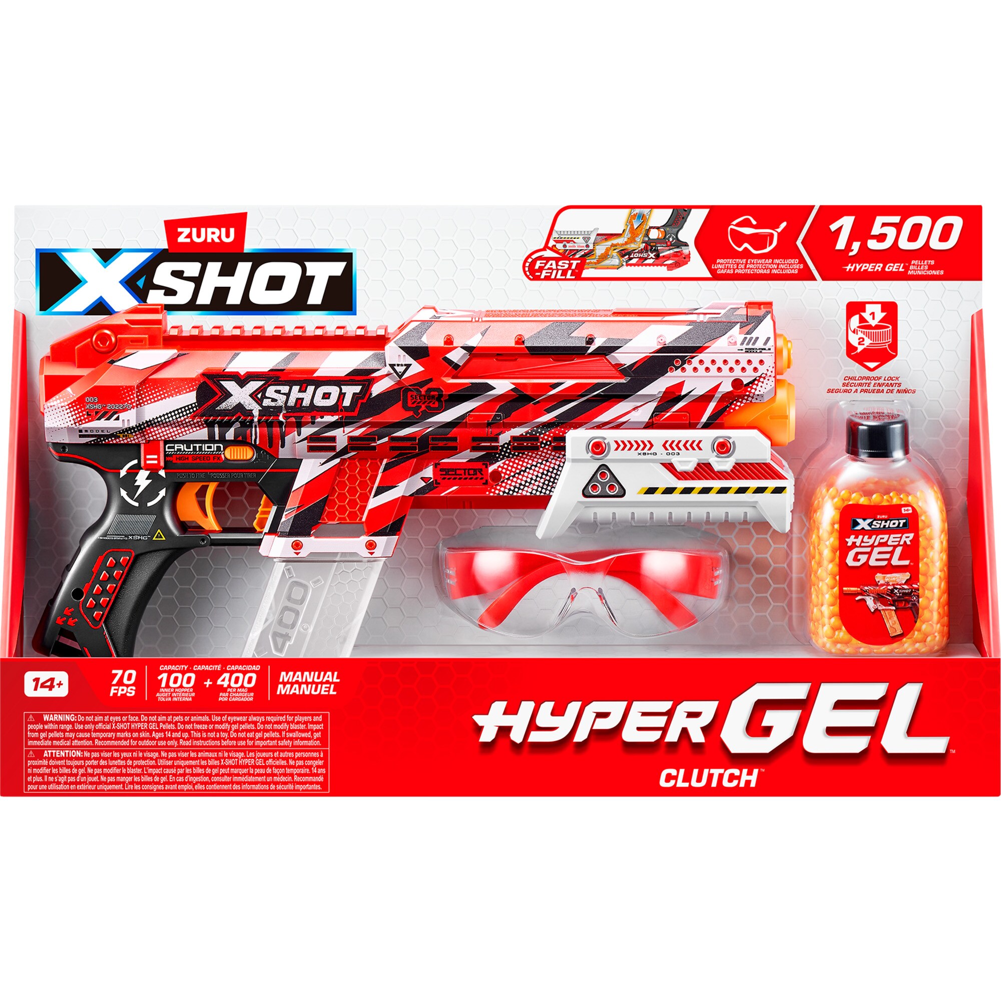 ZURU Gel-Blaster XSHOT - Hyper-Gel Blaster Clutch - Bild 1