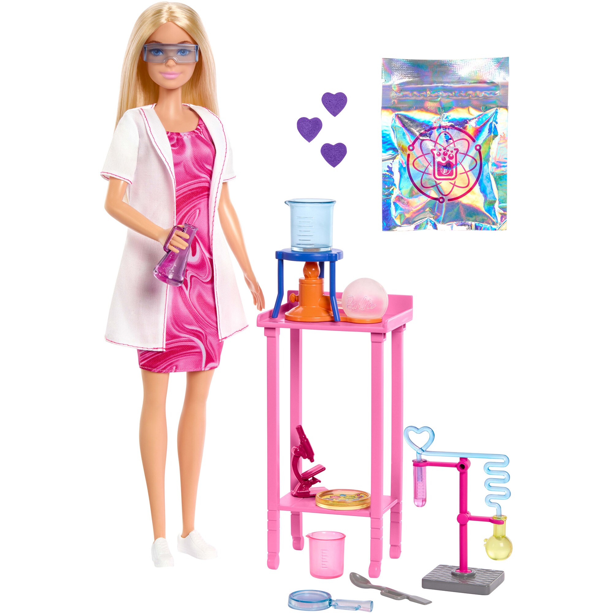 Barbie Puppe Barbie Wissenschaftlerin-Puppe und Zubeh&ouml;r - Bild 1