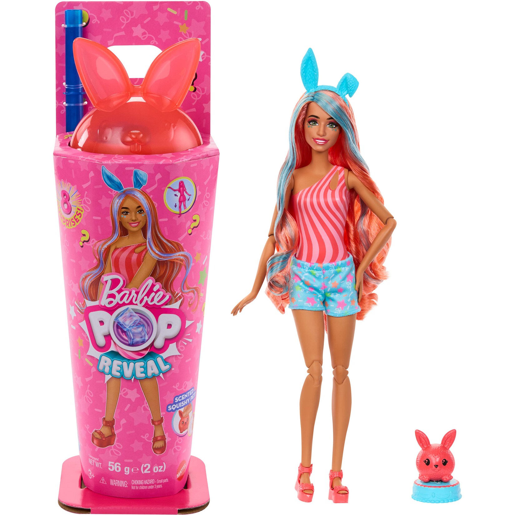 Barbie Puppe Barbie Pop! Reveal Barbie Shakes Serie – Kätzchen-Barbie | 00194735273997