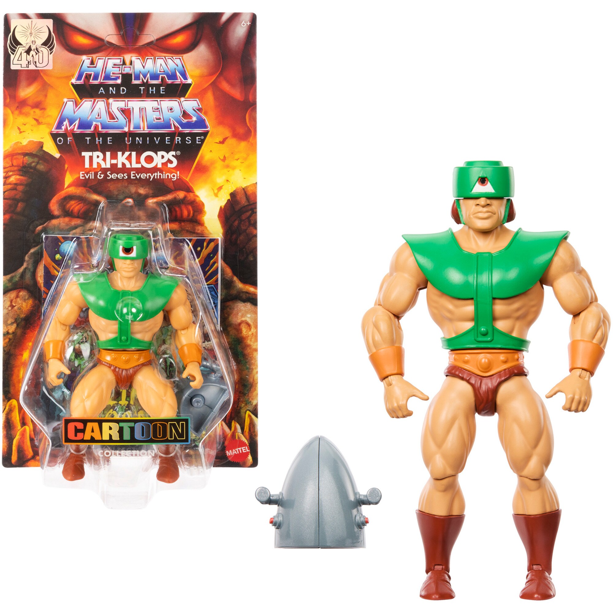 Mattel Spielfigur Masters of the Universe Origins Cartoon Collection Tri-Klops - Bild 1