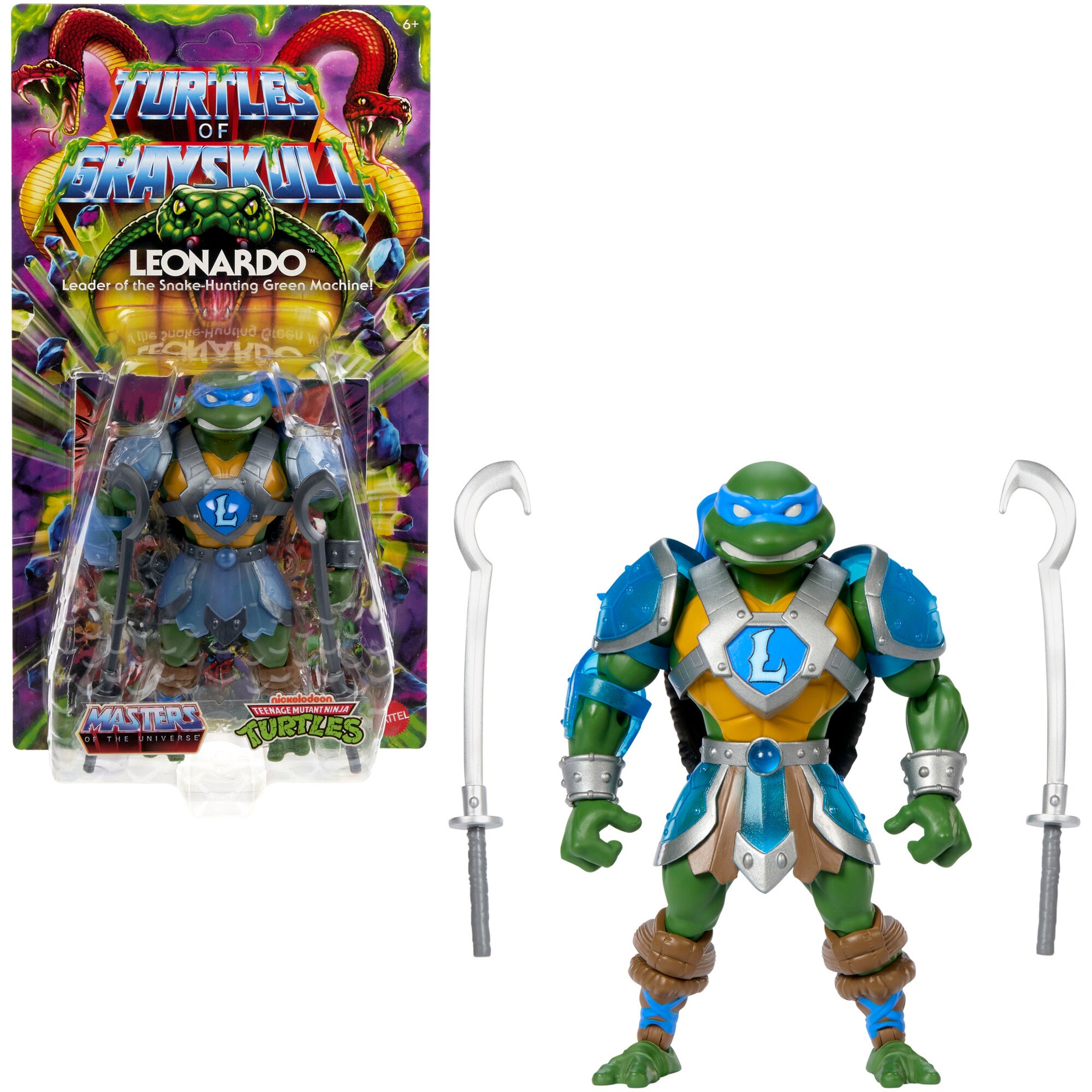 Mattel Spielfigur Masters of the Universe Origins Turtles of Grayskull Leonardo - Bild 1
