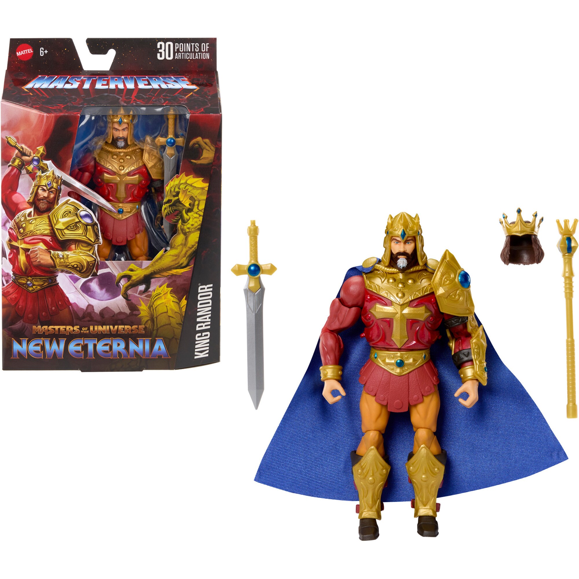 Mattel Spielfigur Masters of the Universe Masterverse New Eternia King Randor - Bild 1