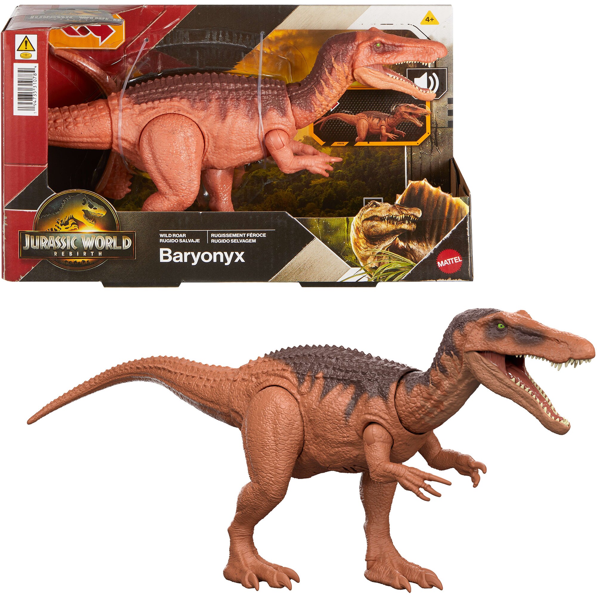 Jurassic World Spielfigur Jurassic World Wild Roar Baryonyx - Bild 1
