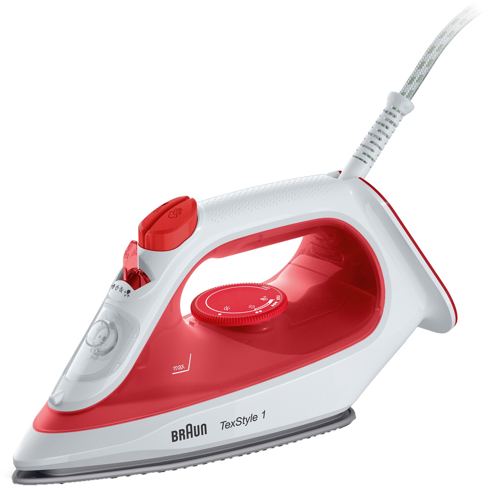 Braun Dampfbügeleisen TexStyle 1 SI 1019 RD | 08021098000774