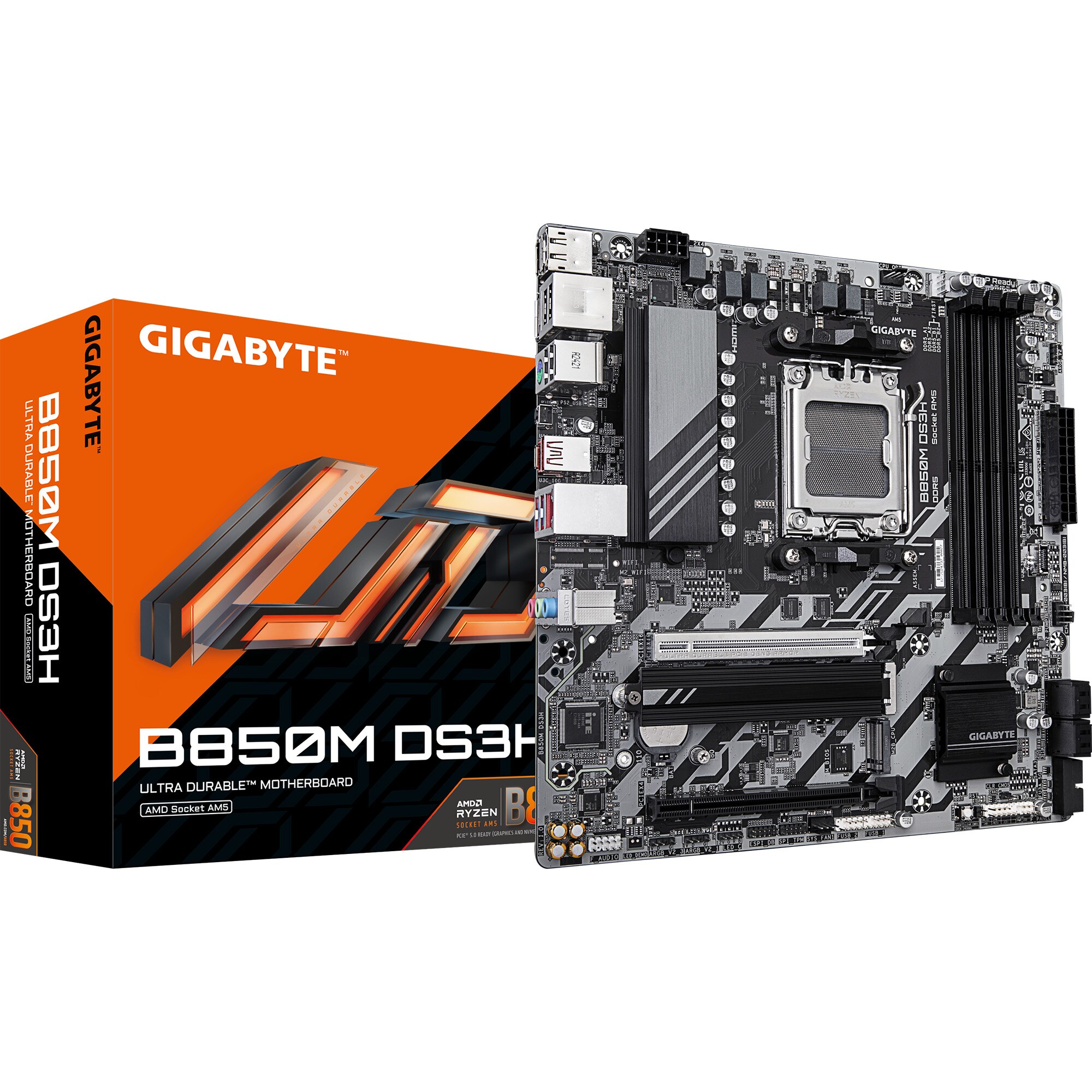 GIGABYTE Mainboard B850M DS3H - Bild 1