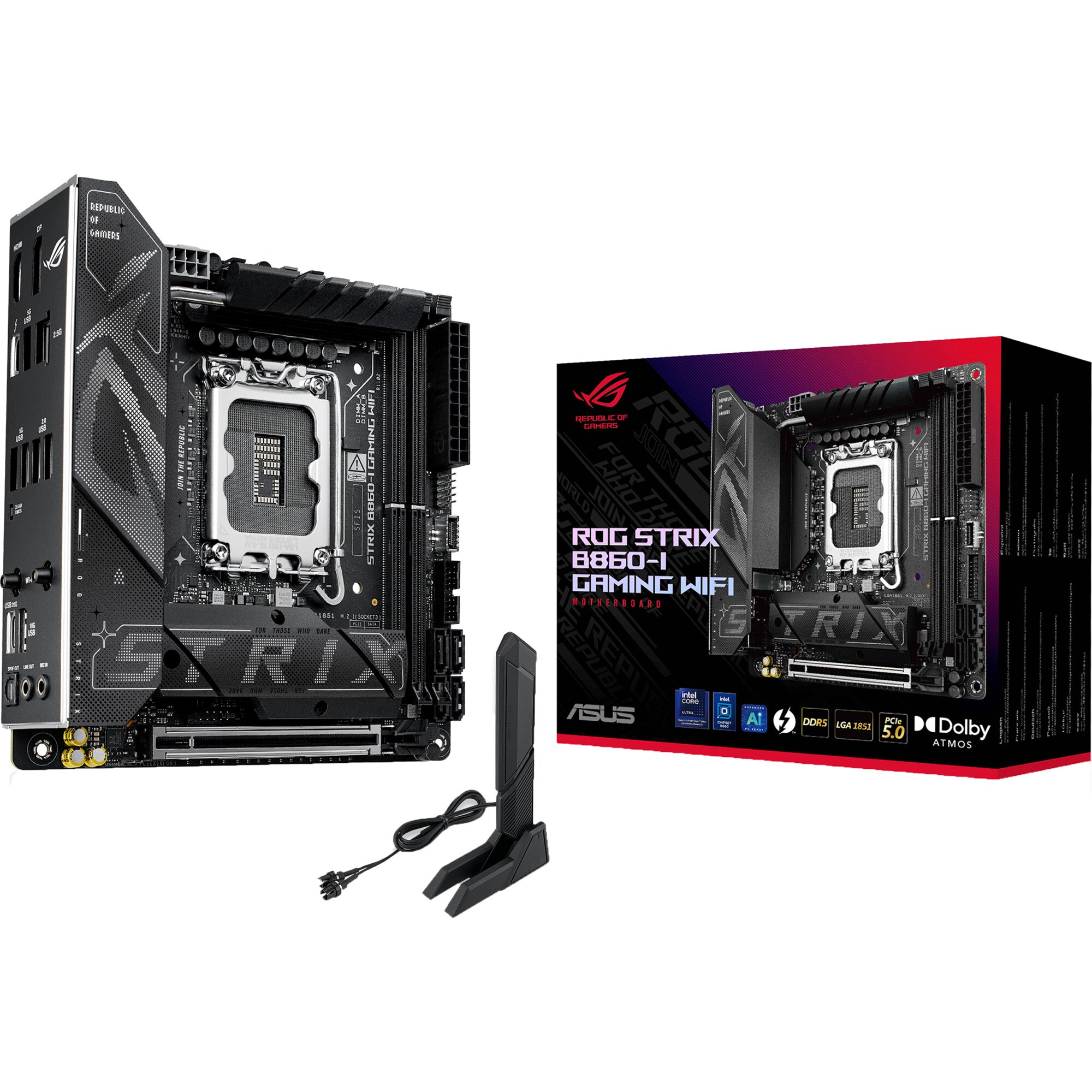 ASUS Mainboard ROG STRIX B860-I GAMING WIFI - Bild 1