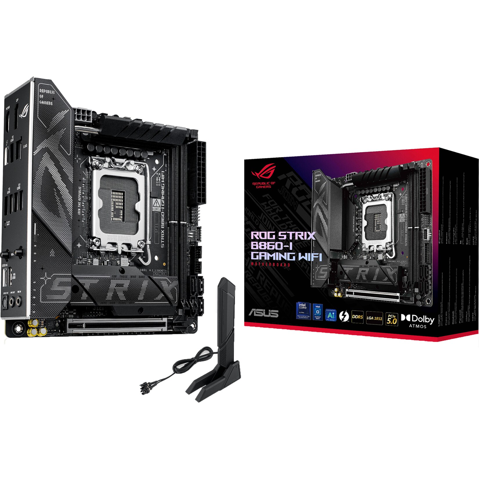 ASUS Mainboard ROG STRIX B860-I GAMING WIFI | 04711387815991