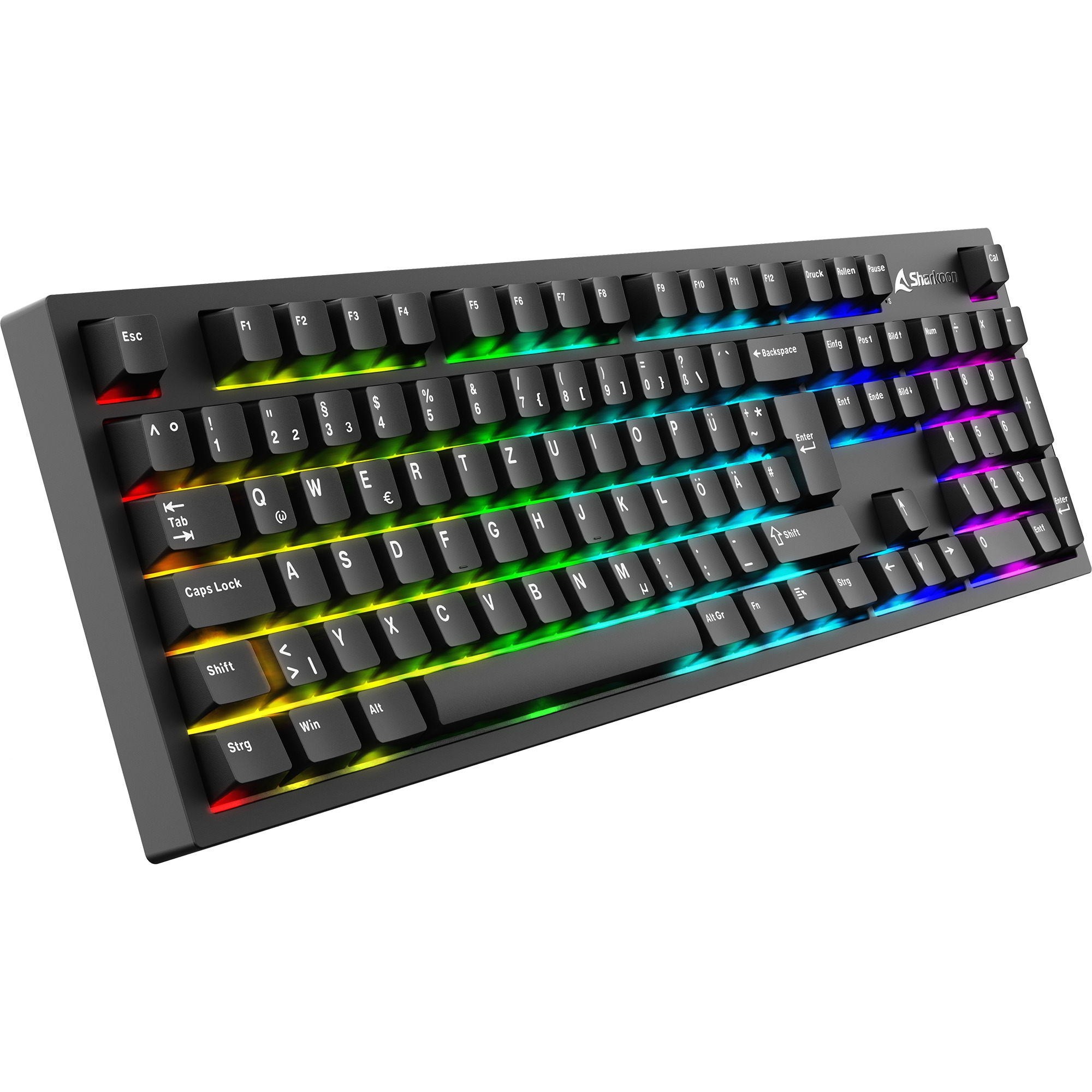 Sharkoon Tastatur OfficePal KB70W - Bild 1