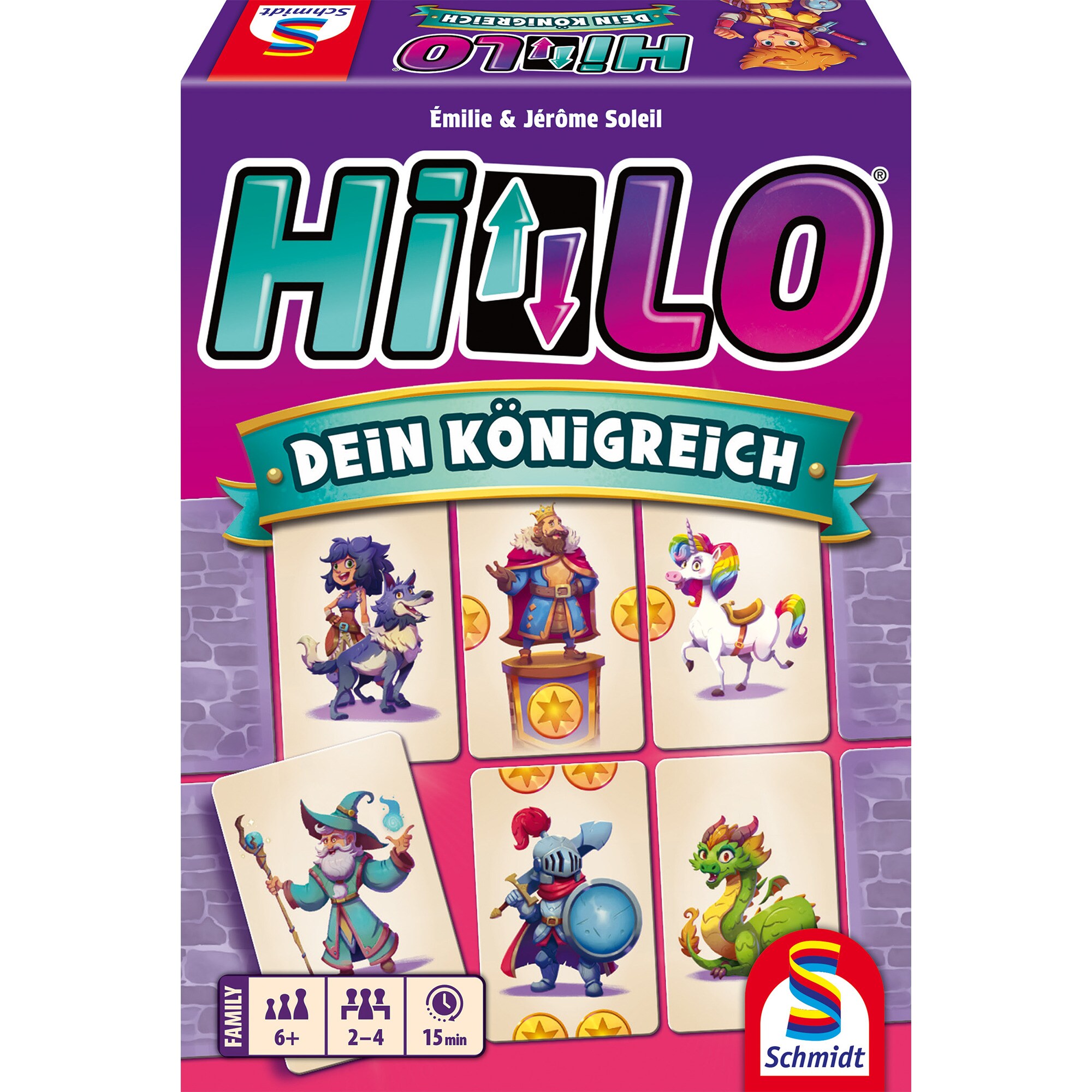 Schmidt Spiele Kartenspiel HiLo - Dein K&ouml;nigreich - Bild 1