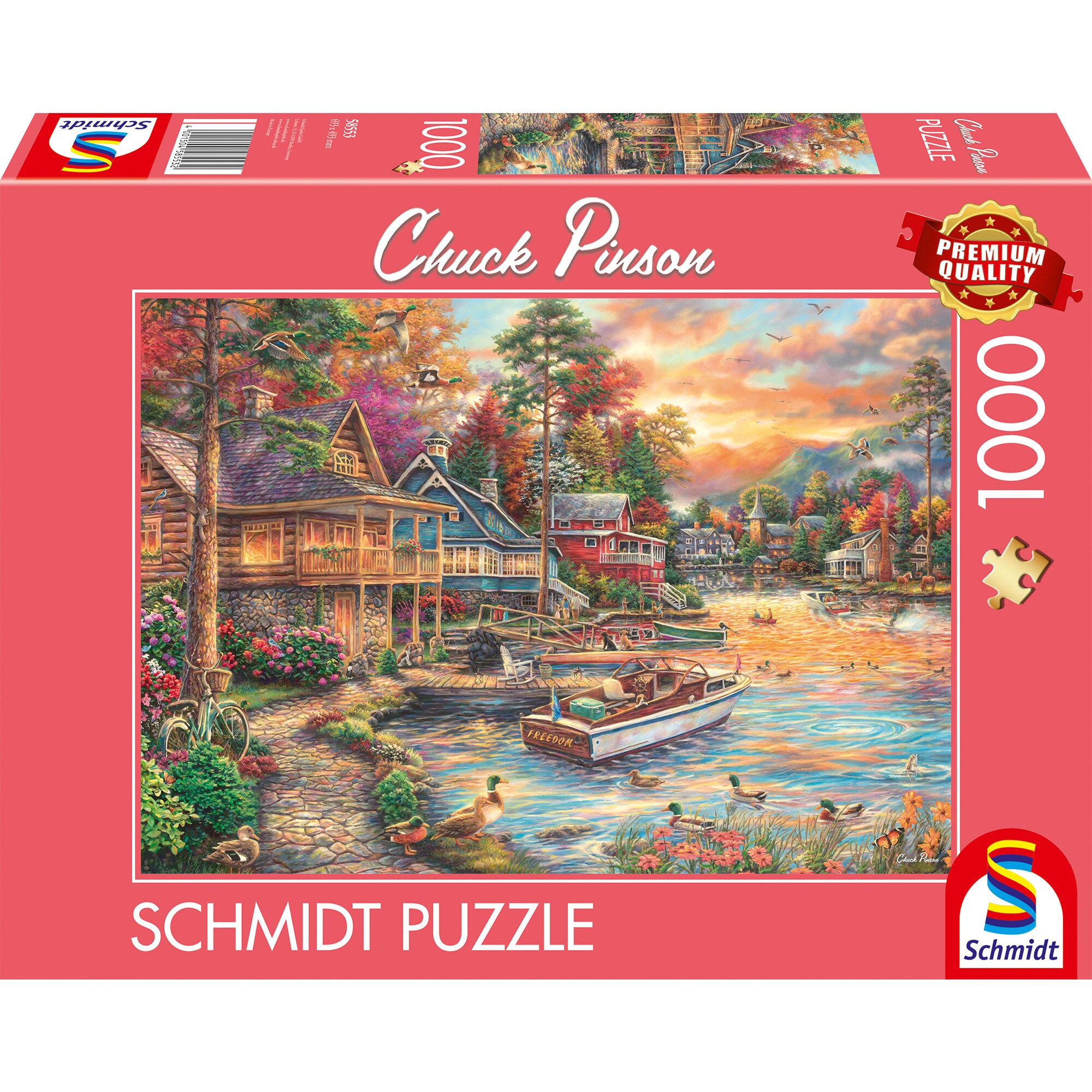 Schmidt Spiele Puzzle Chuck Pinson: Ufer im Abendgold - Bild 1