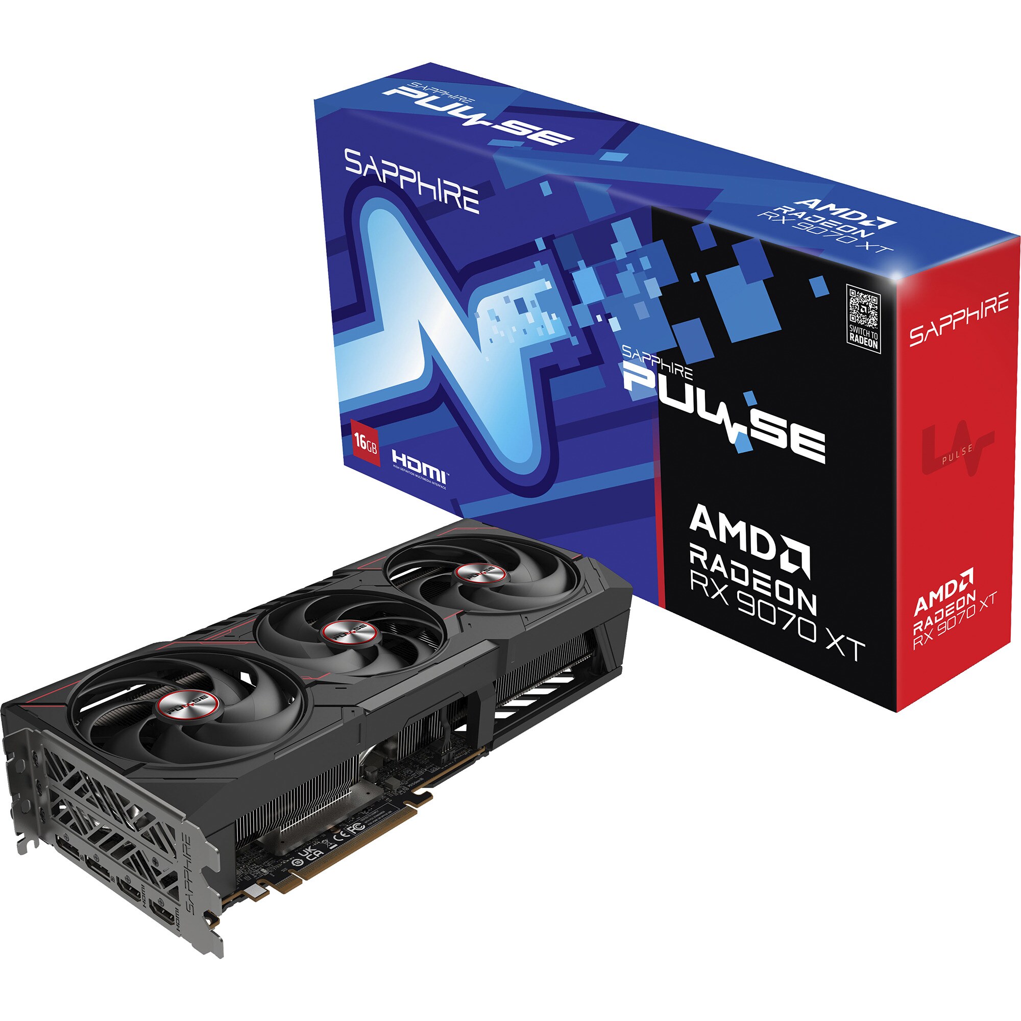 SAPPHIRE Grafikkarte Radeon RX 9070 XT Pulse - Bild 1