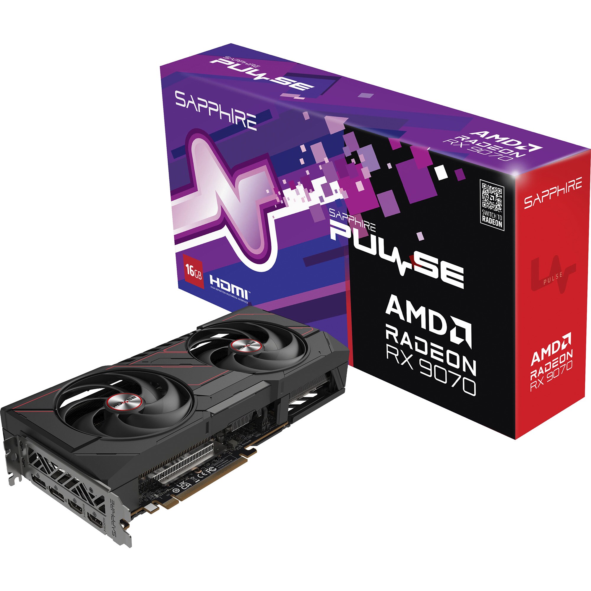 SAPPHIRE Grafikkarte Radeon RX 9070 Pulse - Bild 1