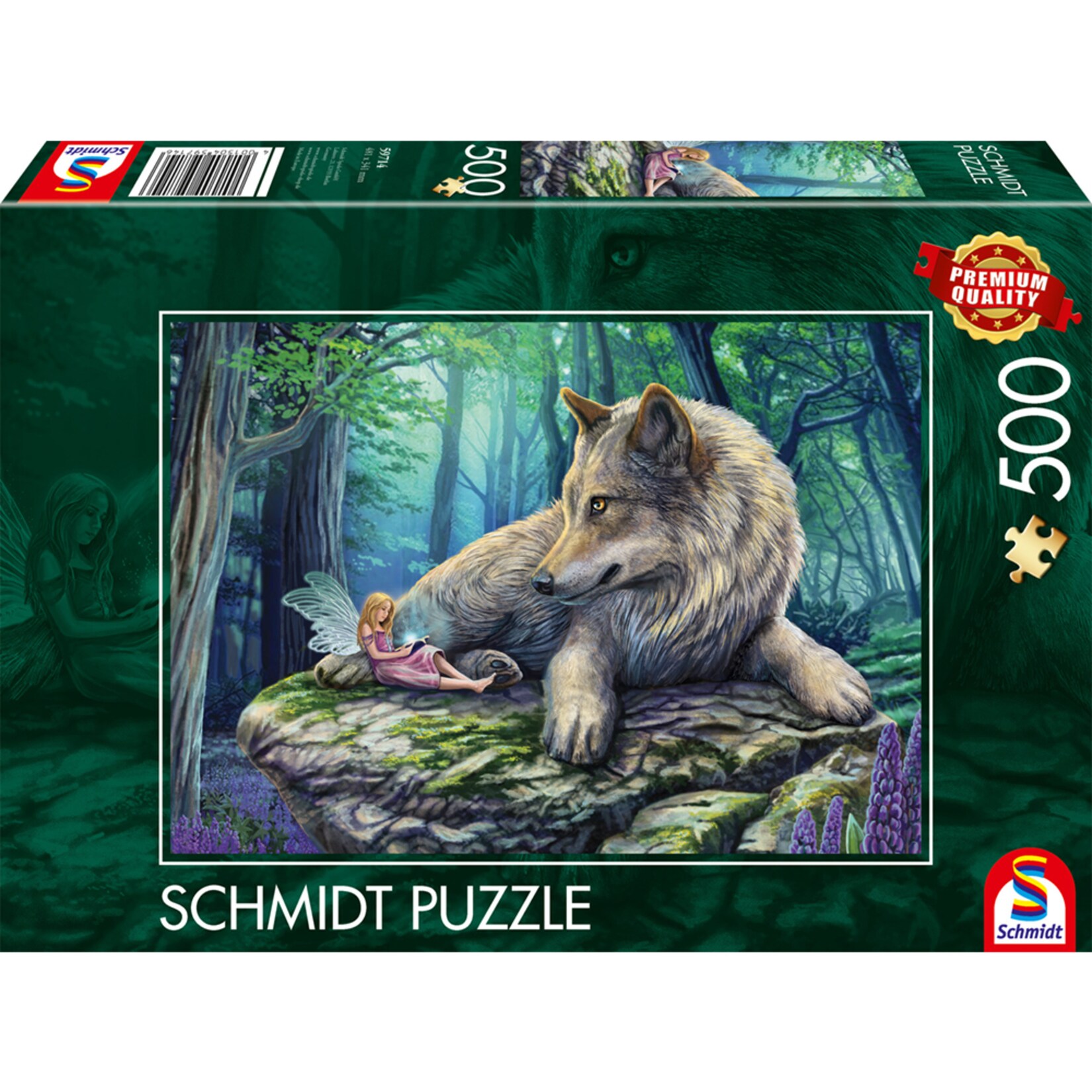 Schmidt Spiele Puzzle Wolf und Elfe | 04001504597146
