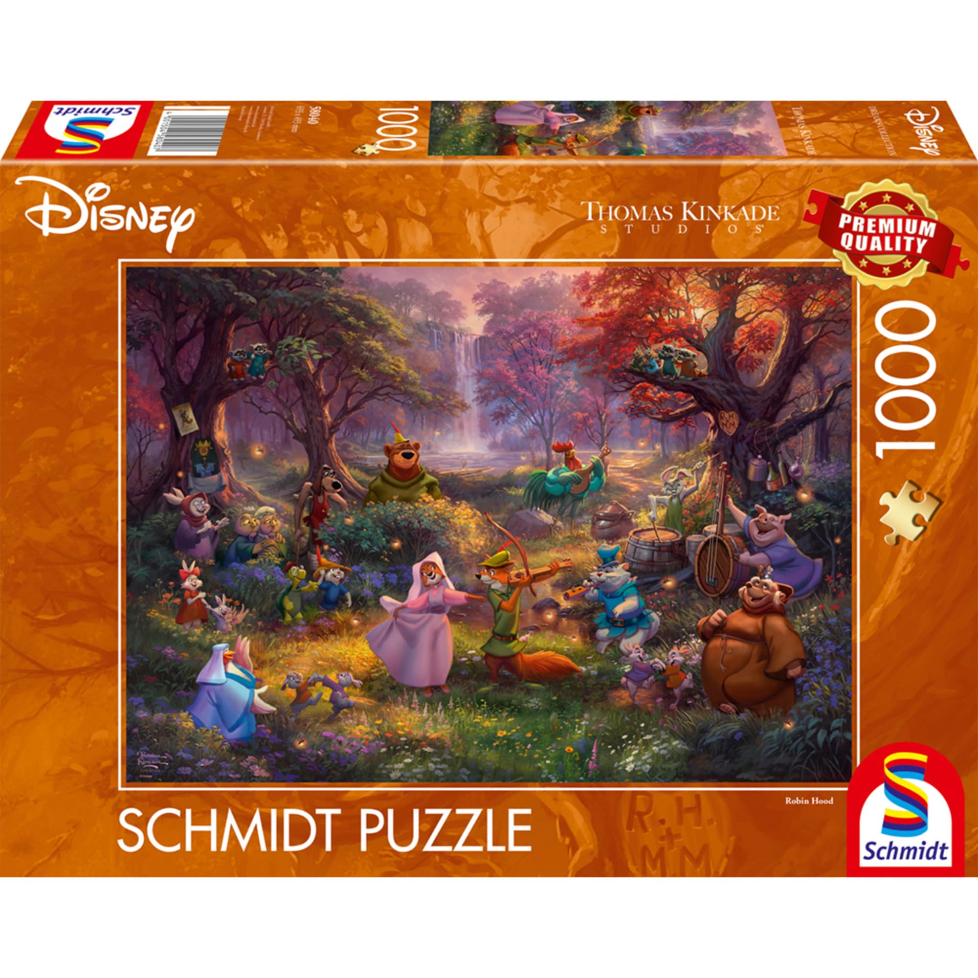Schmidt Spiele Puzzle Thomas Kinkade Studios: Disney - Robin Hood - Bild 1