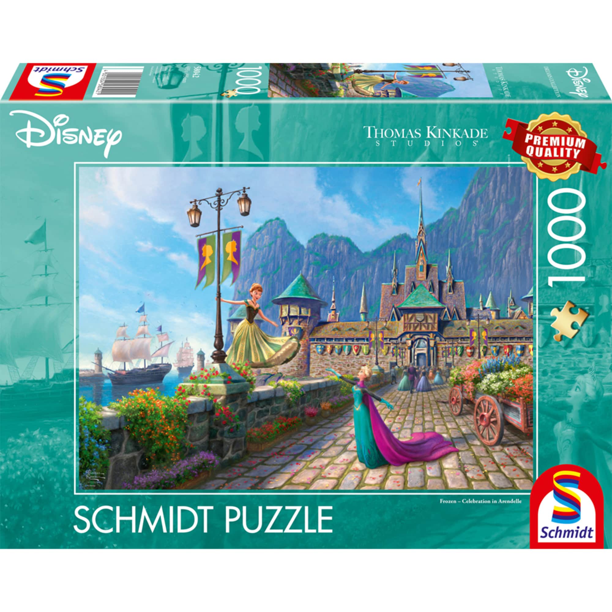 Schmidt Spiele Puzzle Thomas Kinkade Studios: Disney - Celebration in Arendelle - Bild 1