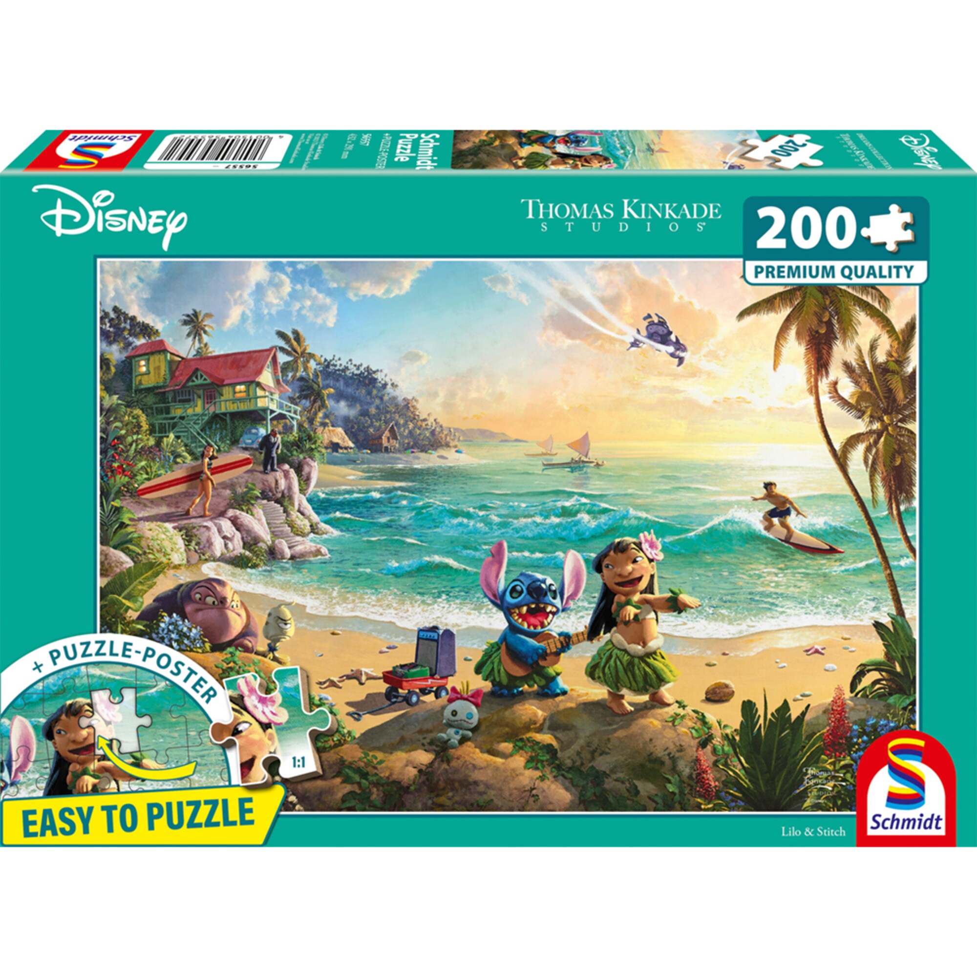 Schmidt Spiele Puzzle Thomas Kinkade Studios: Disney - Lilo & Stitch - Bild 1