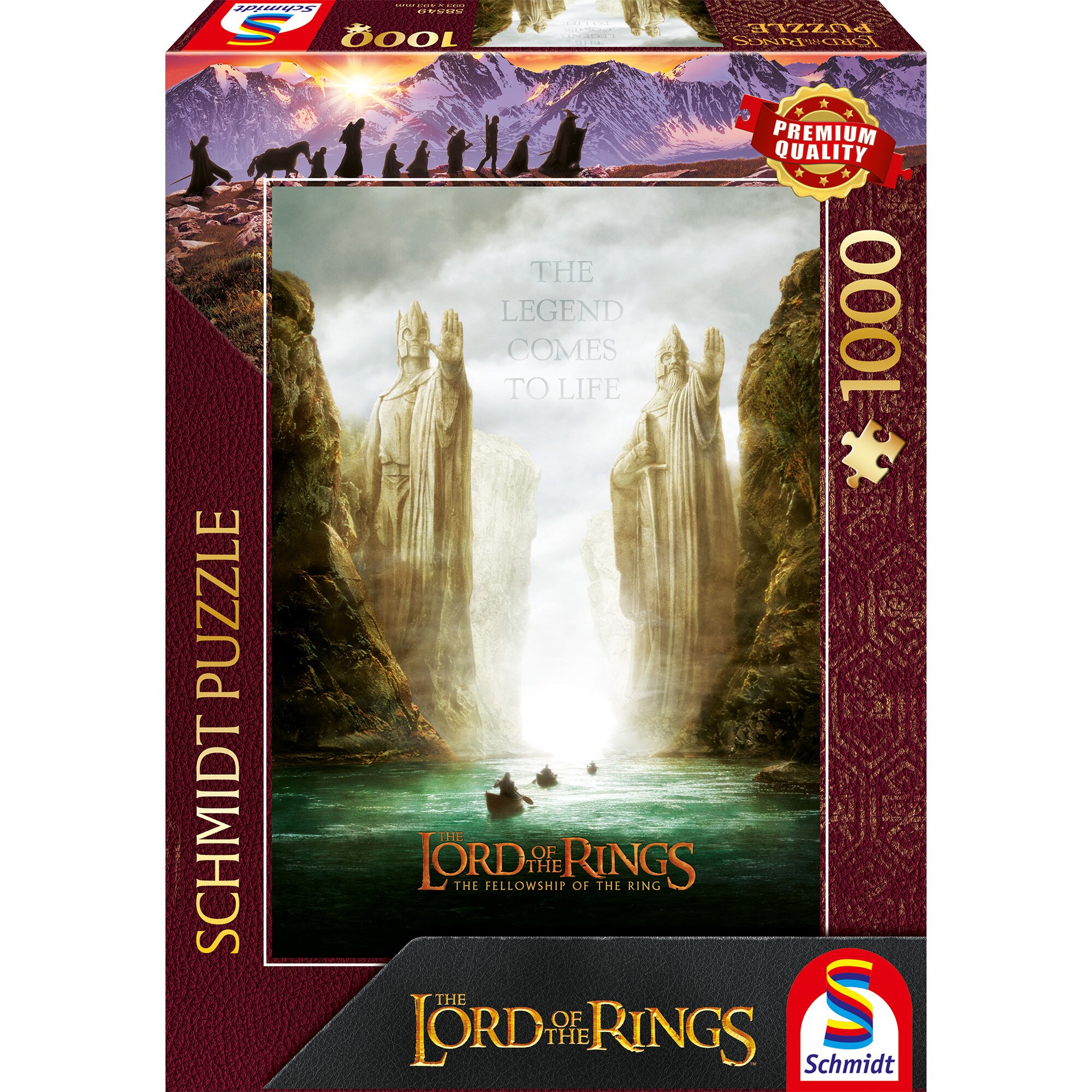 Schmidt Spiele Puzzle Lord of the Rings - The Fellowship of the Ring - Bild 1