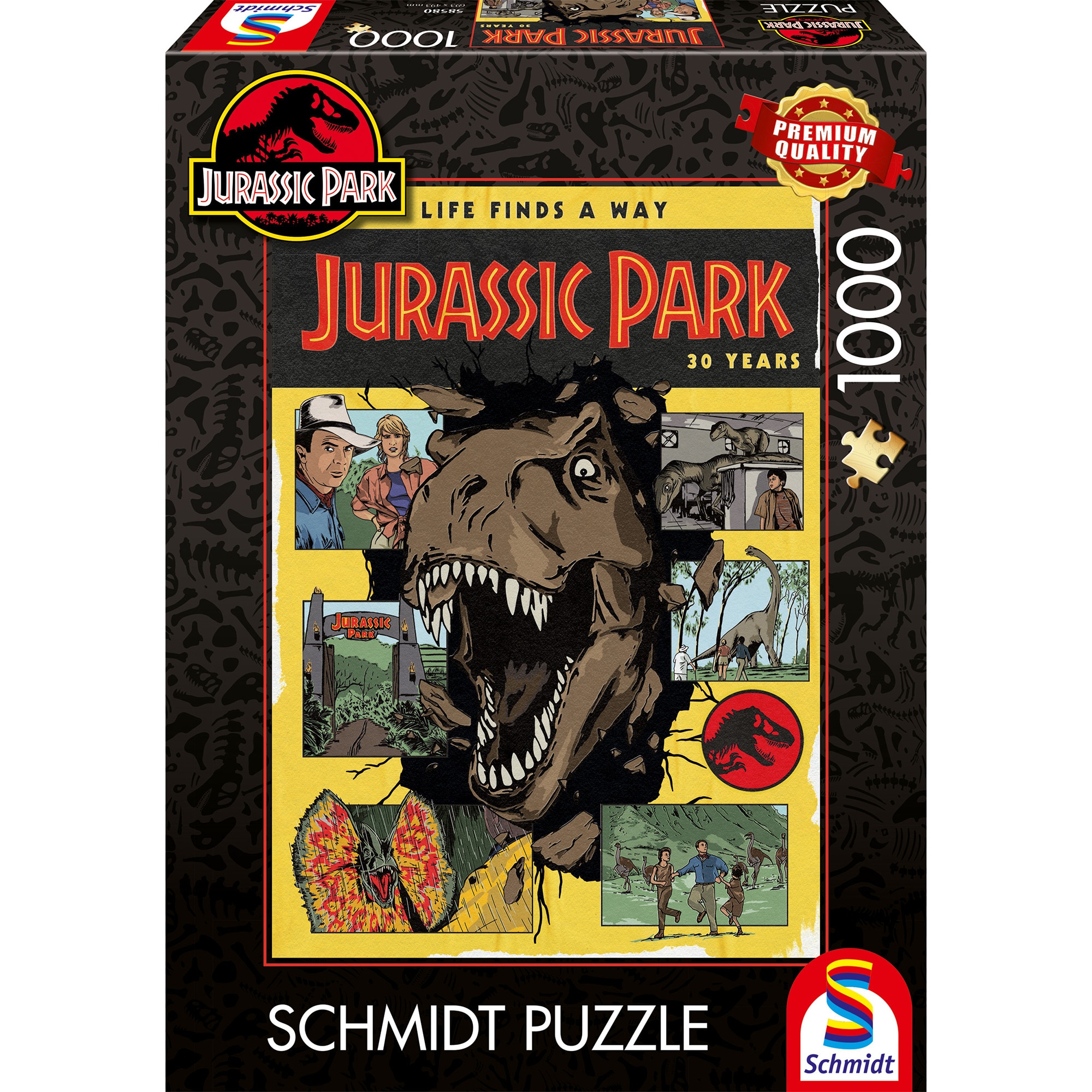 Schmidt Spiele Puzzle Jurassic Park: 30 Jahre Jurassic Park - Life Finds a Way - Bild 1