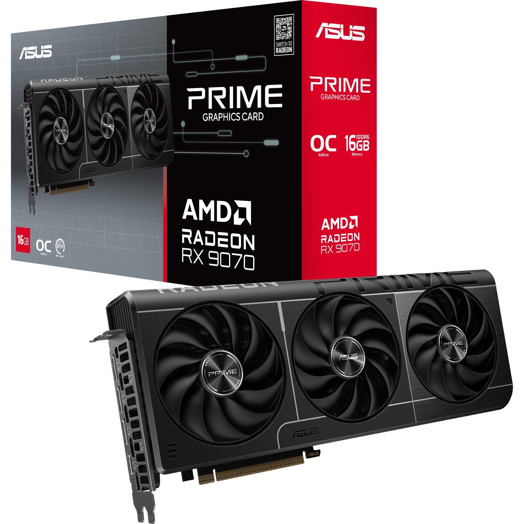 ASUS Grafikkarte Radeon RX 9070 PRIME GAMING OC - Bild 1