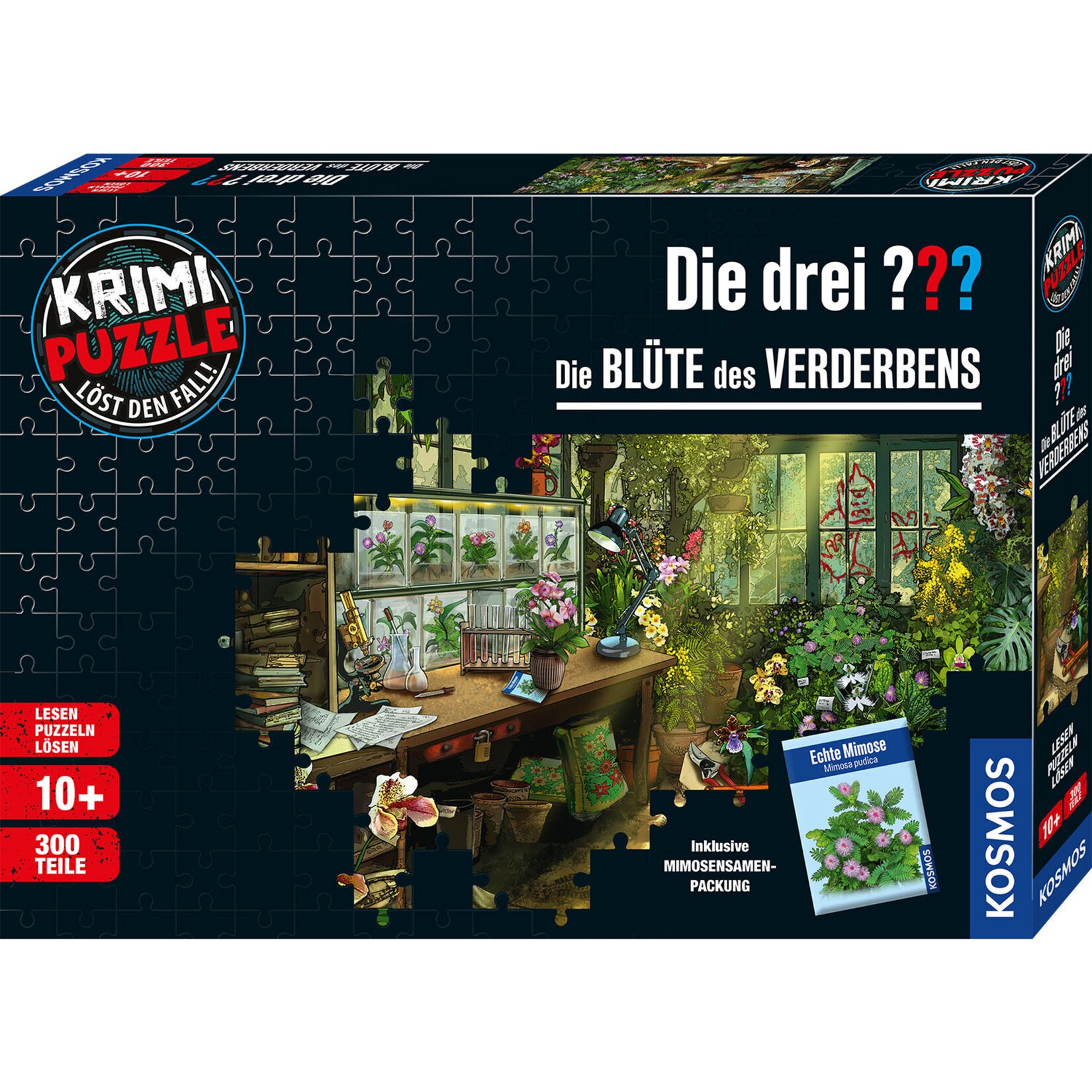 Kosmos Puzzle Krimipuzzle Die drei ??? – Die Blüte des Verderbens | 04002051684877