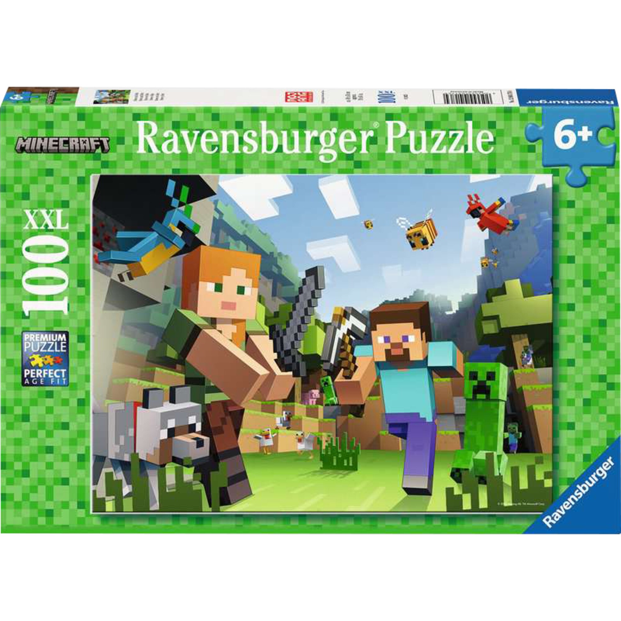 Ravensburger Puzzle Kinderpuzzle Minecraft - Steve und Alex - Bild 1