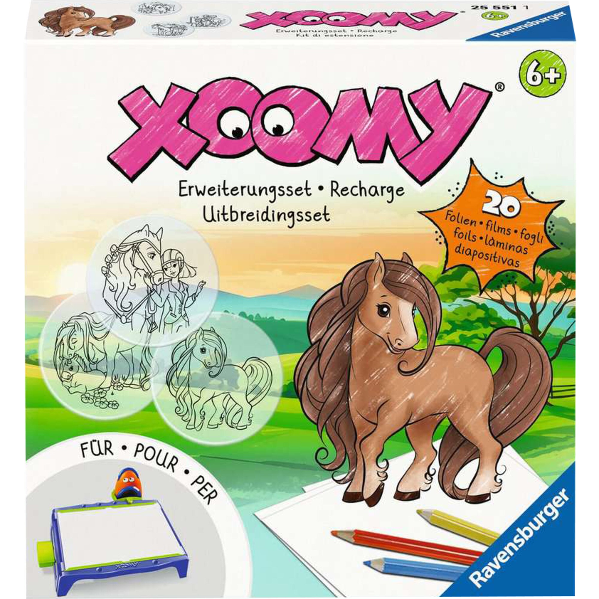 Ravensburger Malen Xoomy Erweiterungsset Pferde - Bild 1