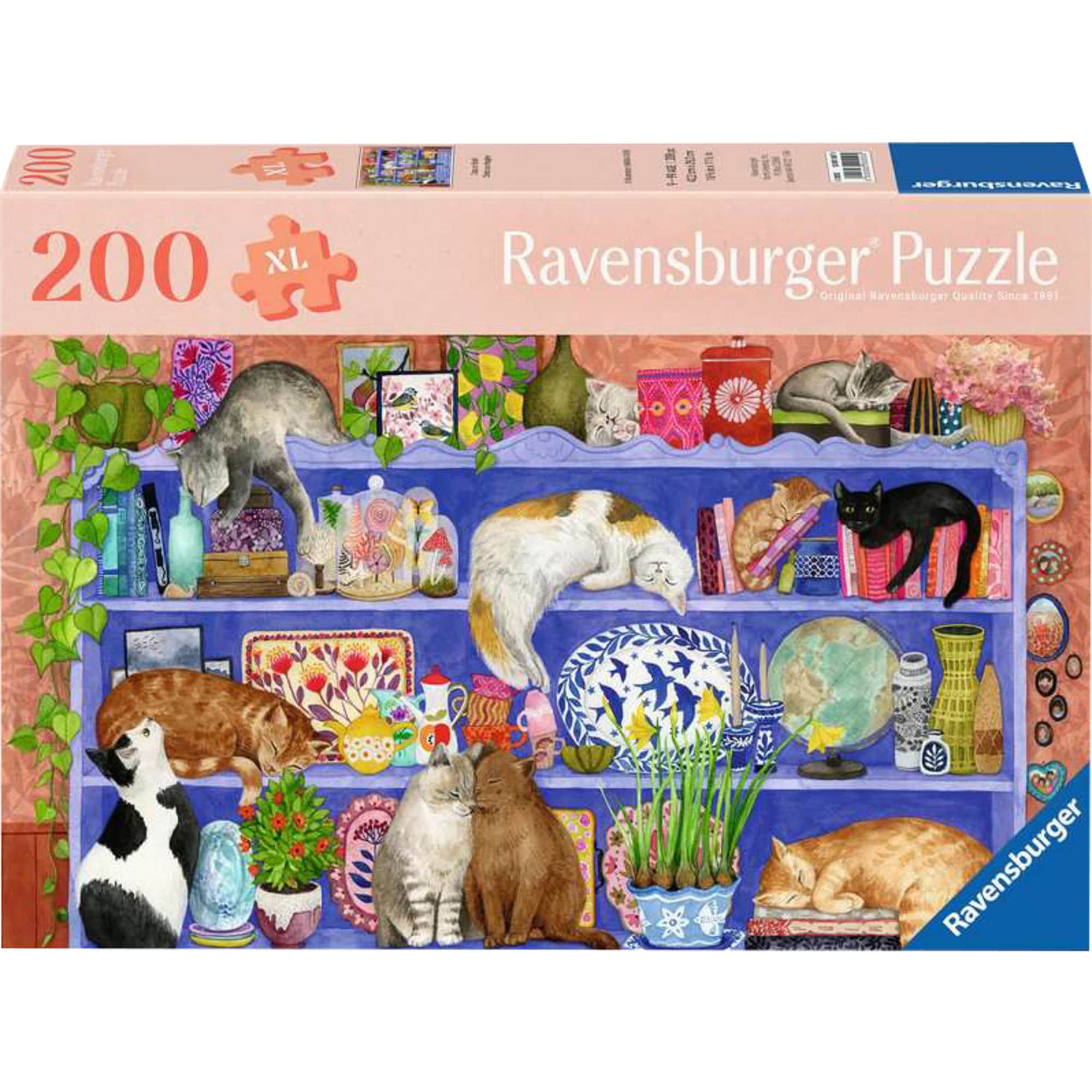 Ravensburger Puzzle Feel Well & Puzzle - Katzen im Regal - Bild 1