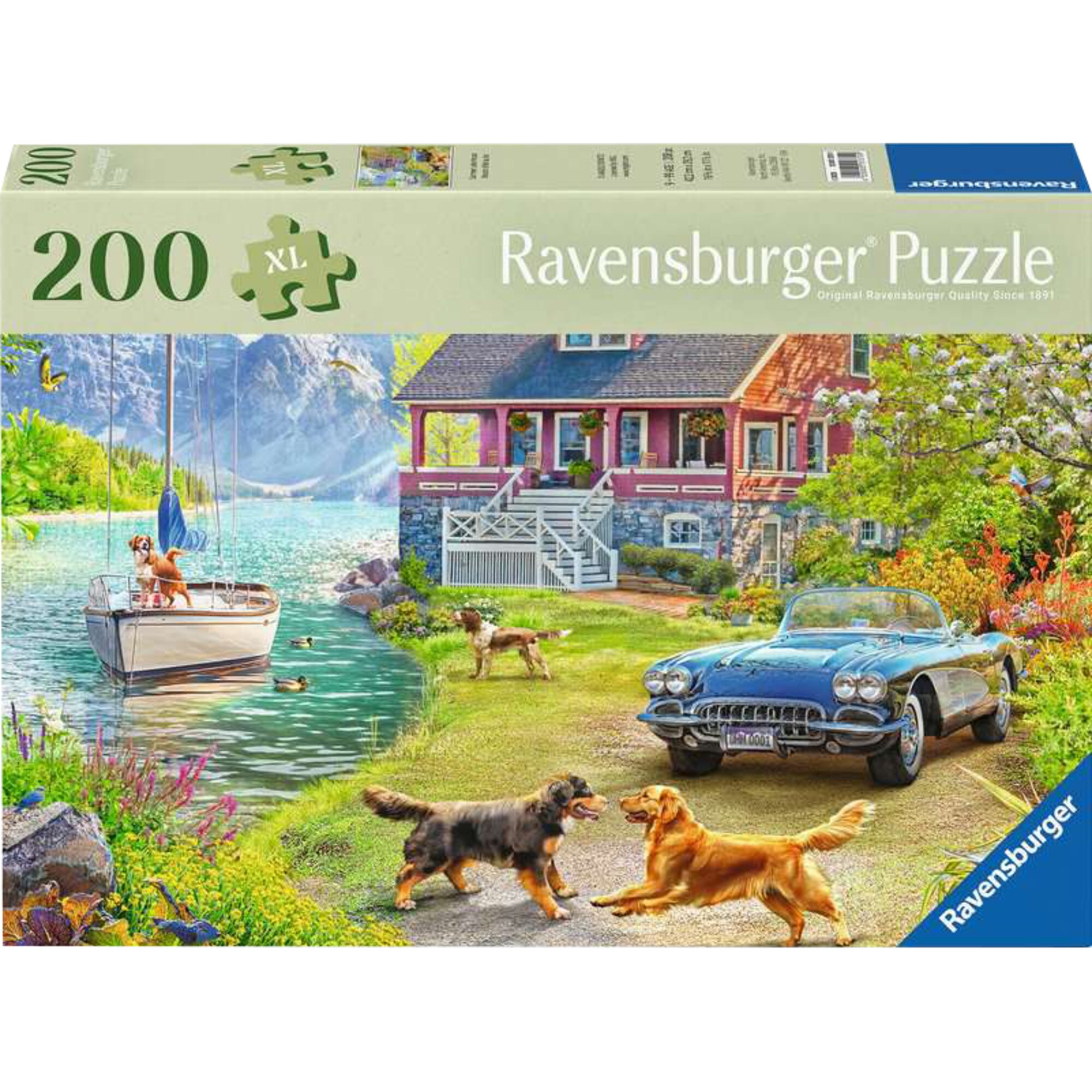 Ravensburger Puzzle Feel Well & Puzzle - Sommerhaus am See - Bild 1