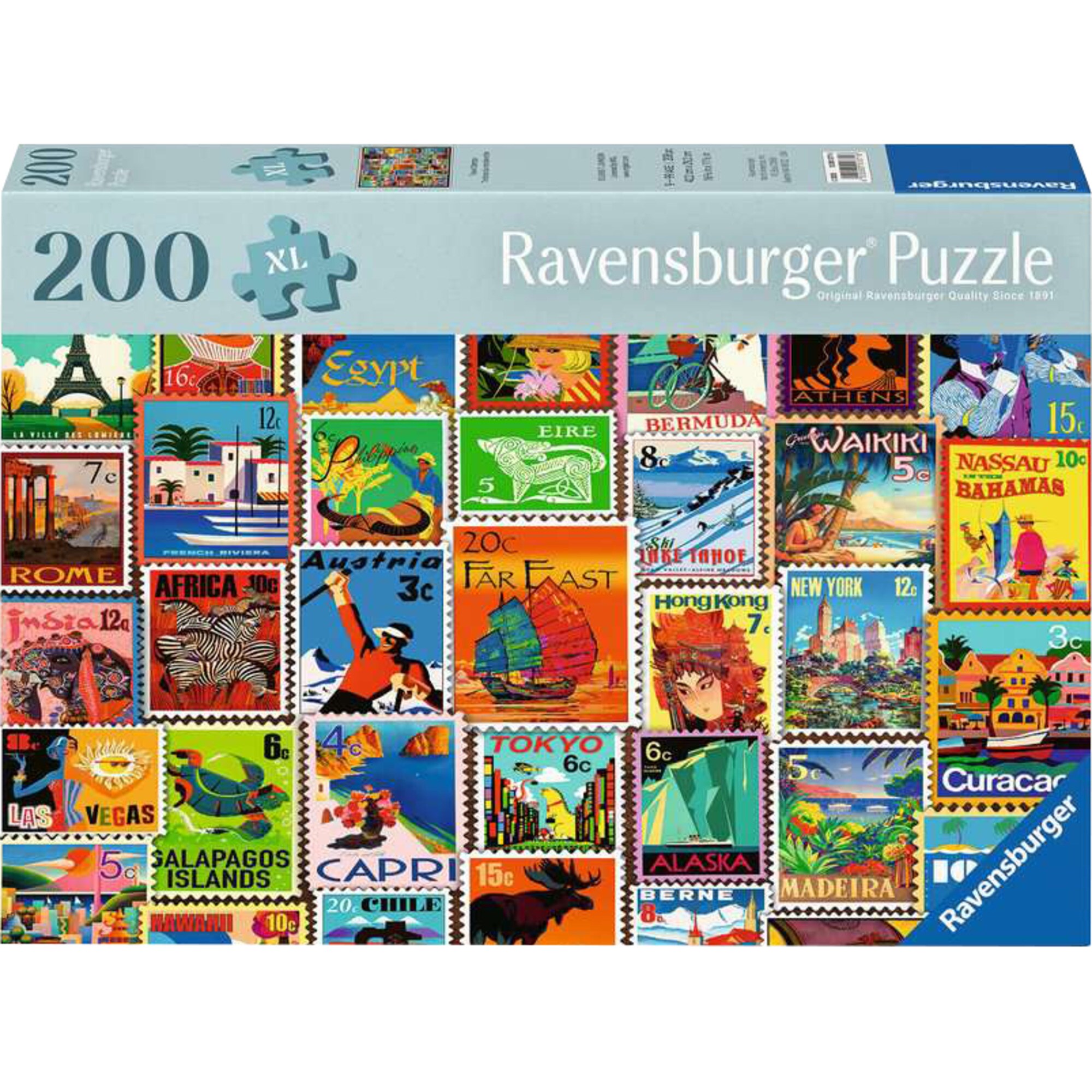 Ravensburger Puzzle Feel Well & Puzzle - Briefmarken - Bild 1
