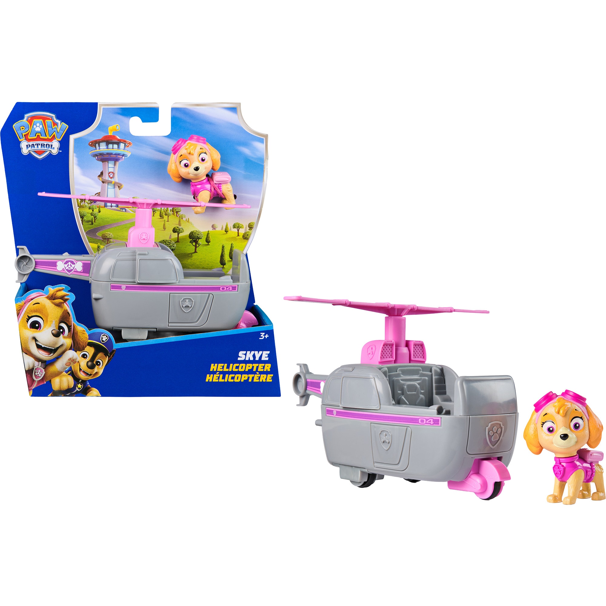 Spin Master Spielfahrzeug Paw Patrol - Helikopter mit Skye Spielfigur - Bild 1