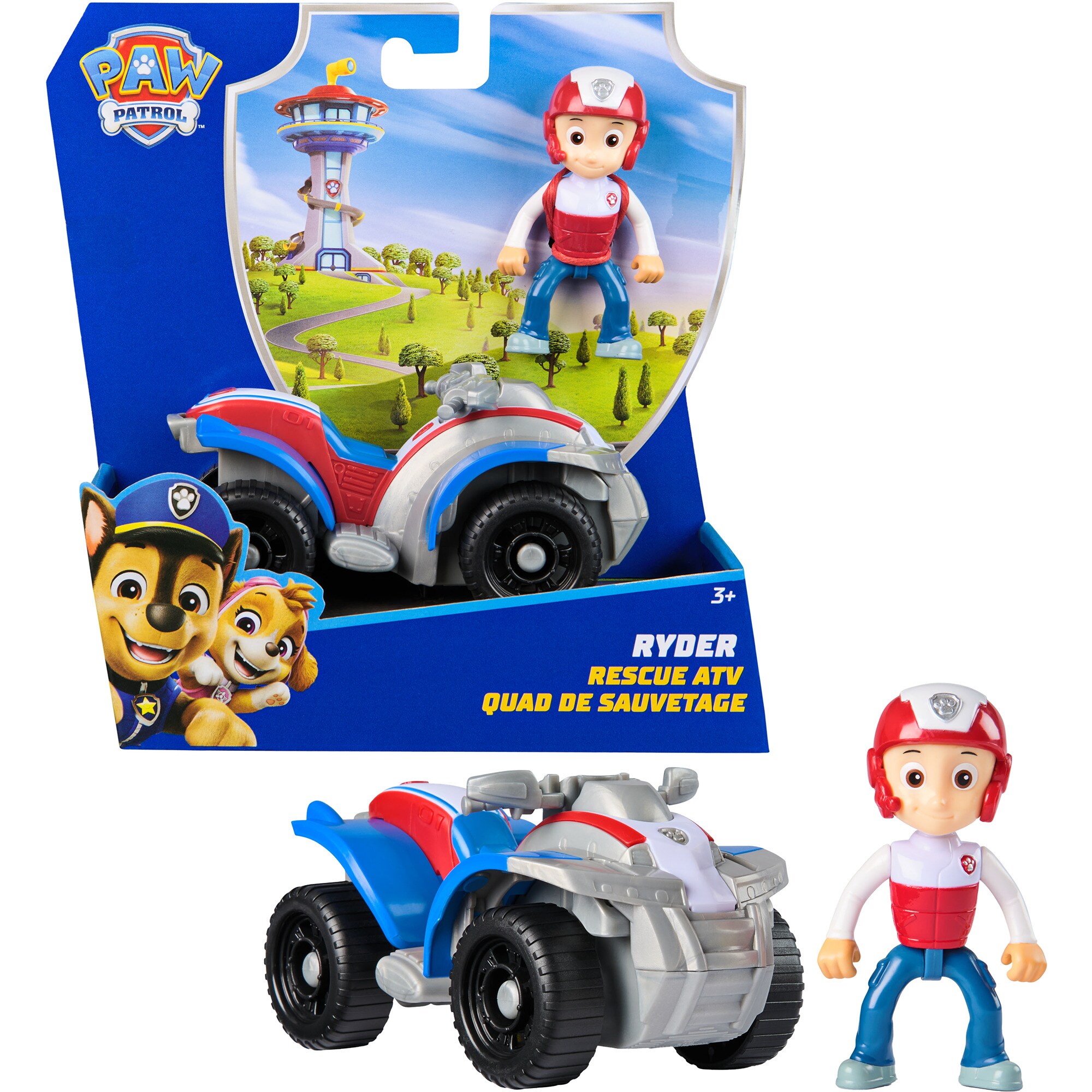 Spin Master Spielfahrzeug Paw Patrol - Rettungs-Quad mit Ryder Spielfigur - Bild 1