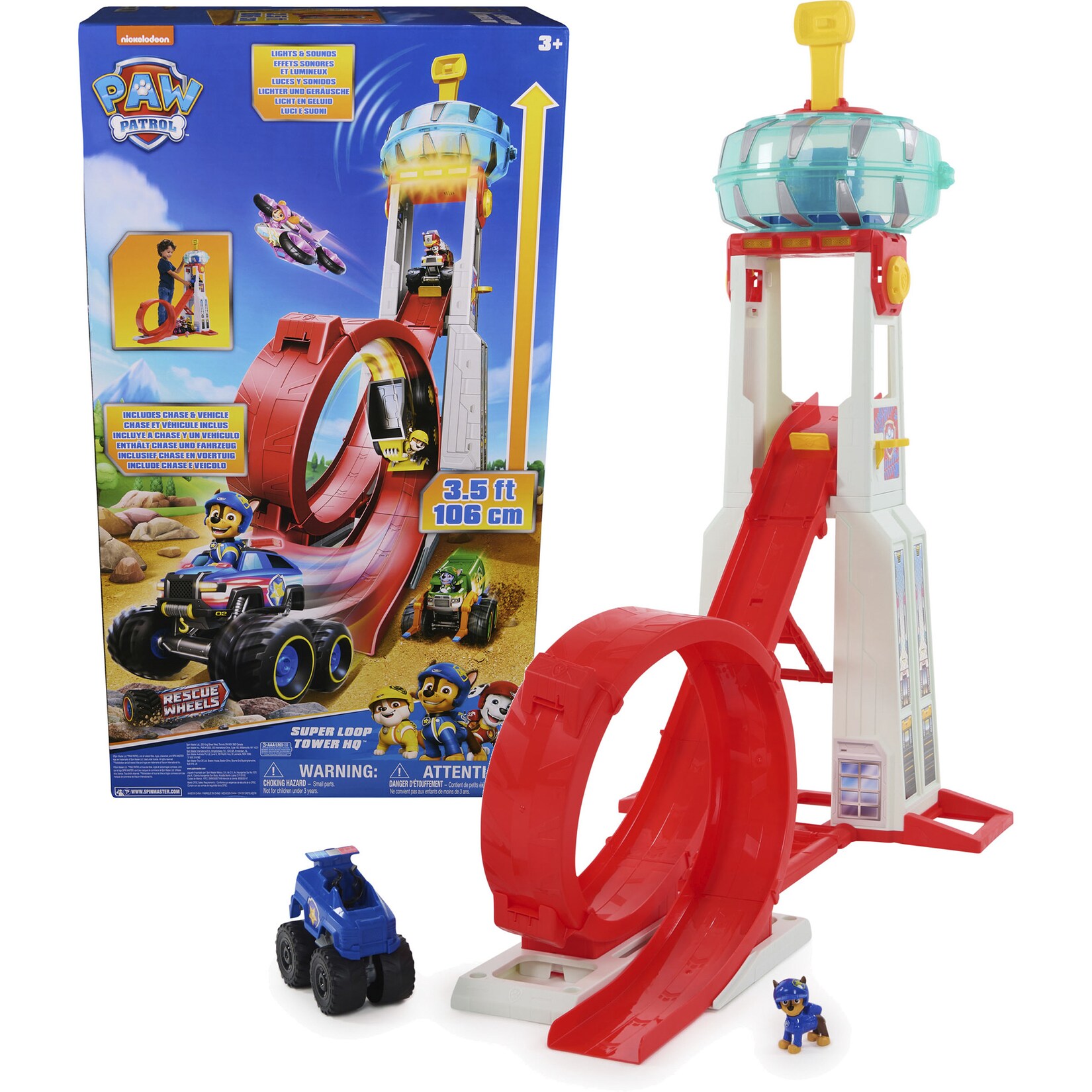 Spin Master Spielgebäude Paw Patrol Rescue Wheels – Superloop Tower | 00681147011359