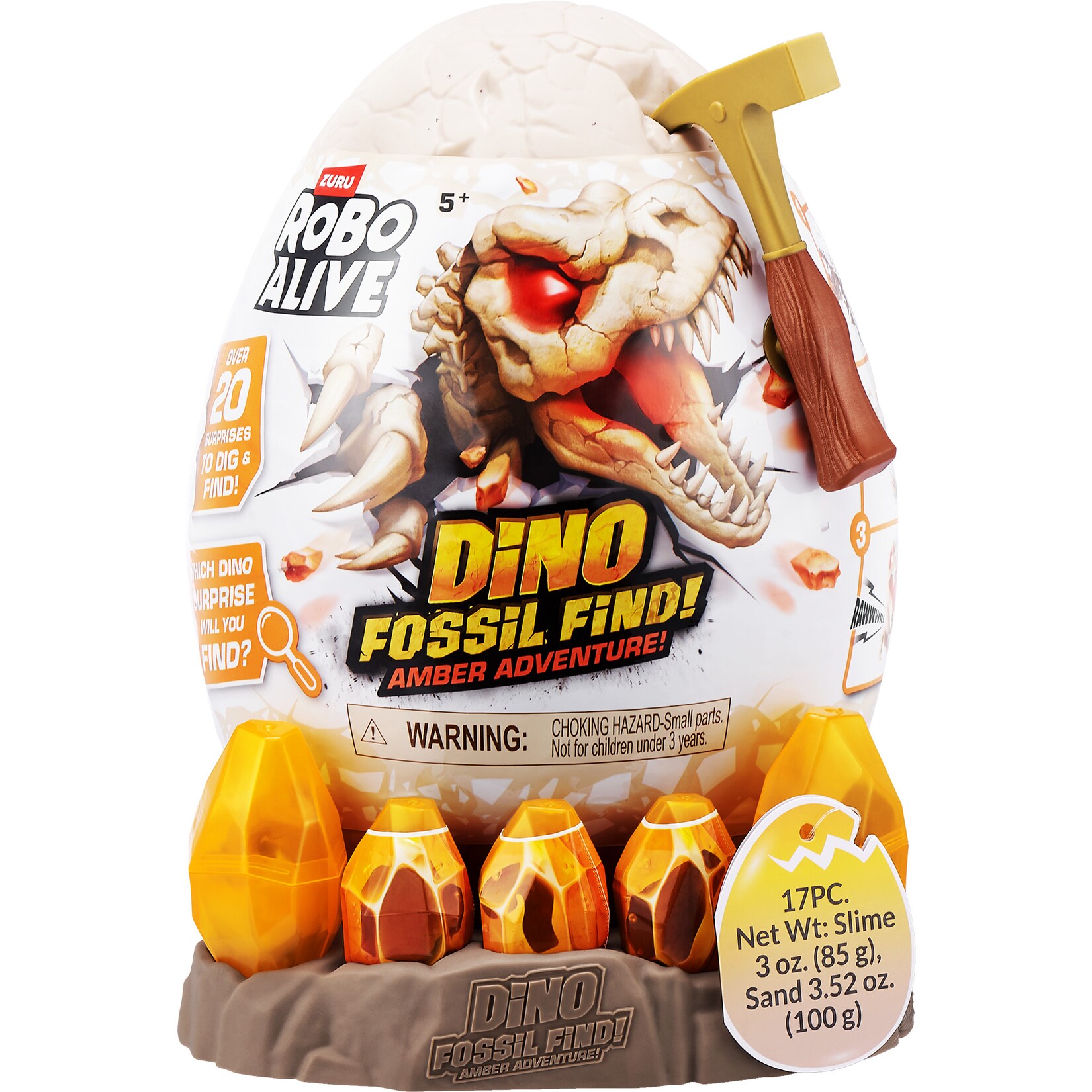 ZURU Spielfigur Robo Alive – Dino Fossil Find Amber Adventure | 04894680042735