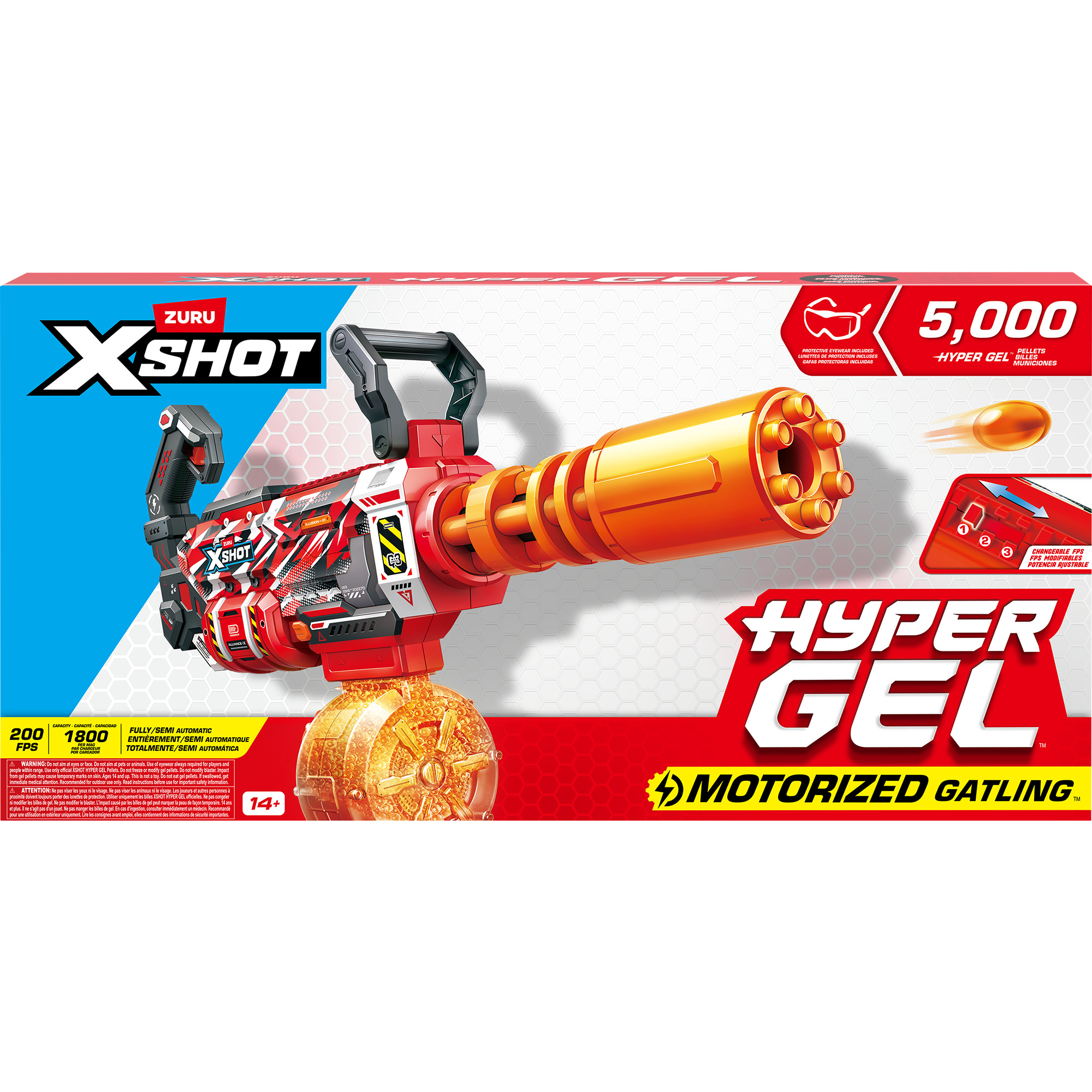 ZURU Gel-Blaster XSHOT Hyper Gel Gattlin Blaster - Bild 1
