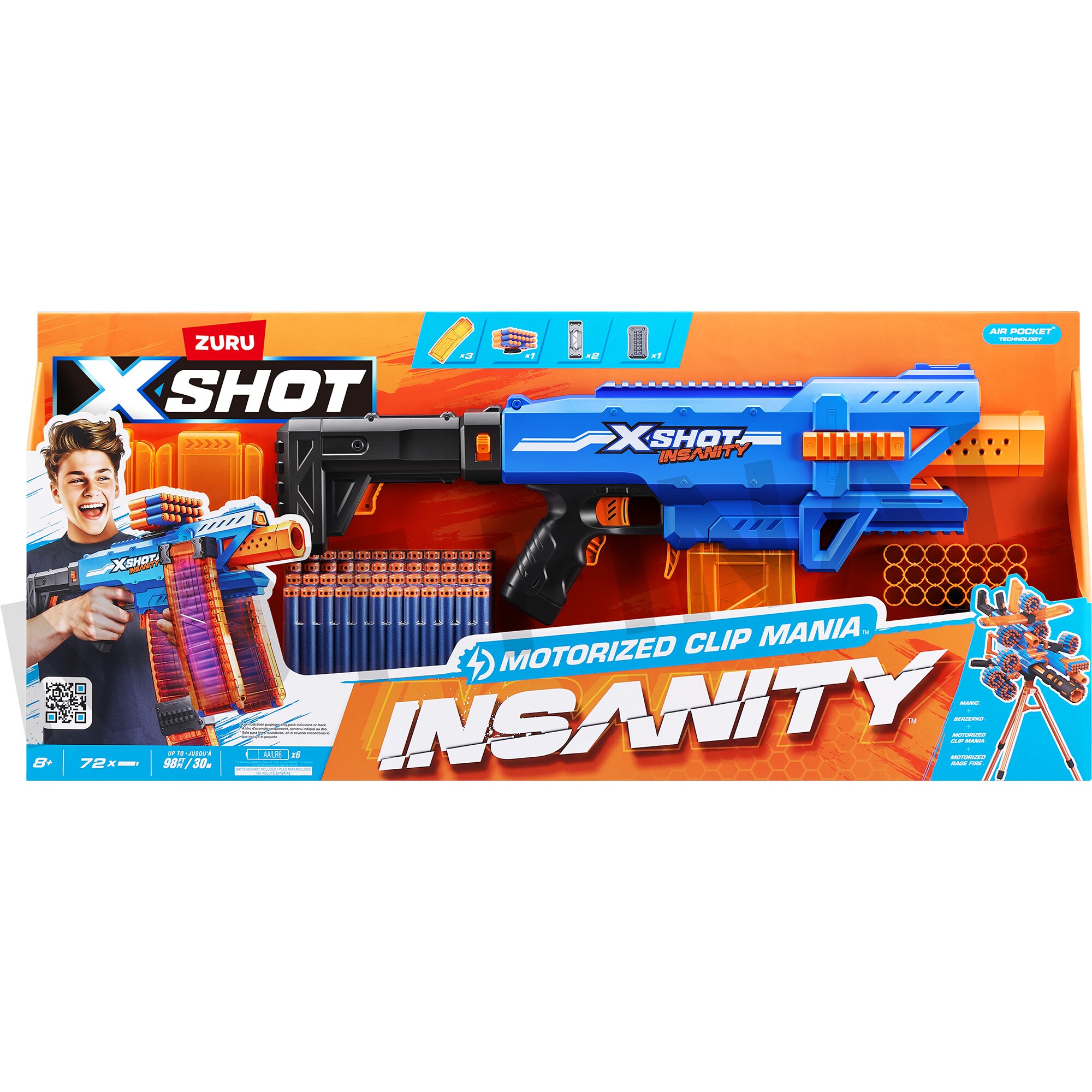 ZURU Dartblaster XSHOT Insanity Clip Mania - Bild 1