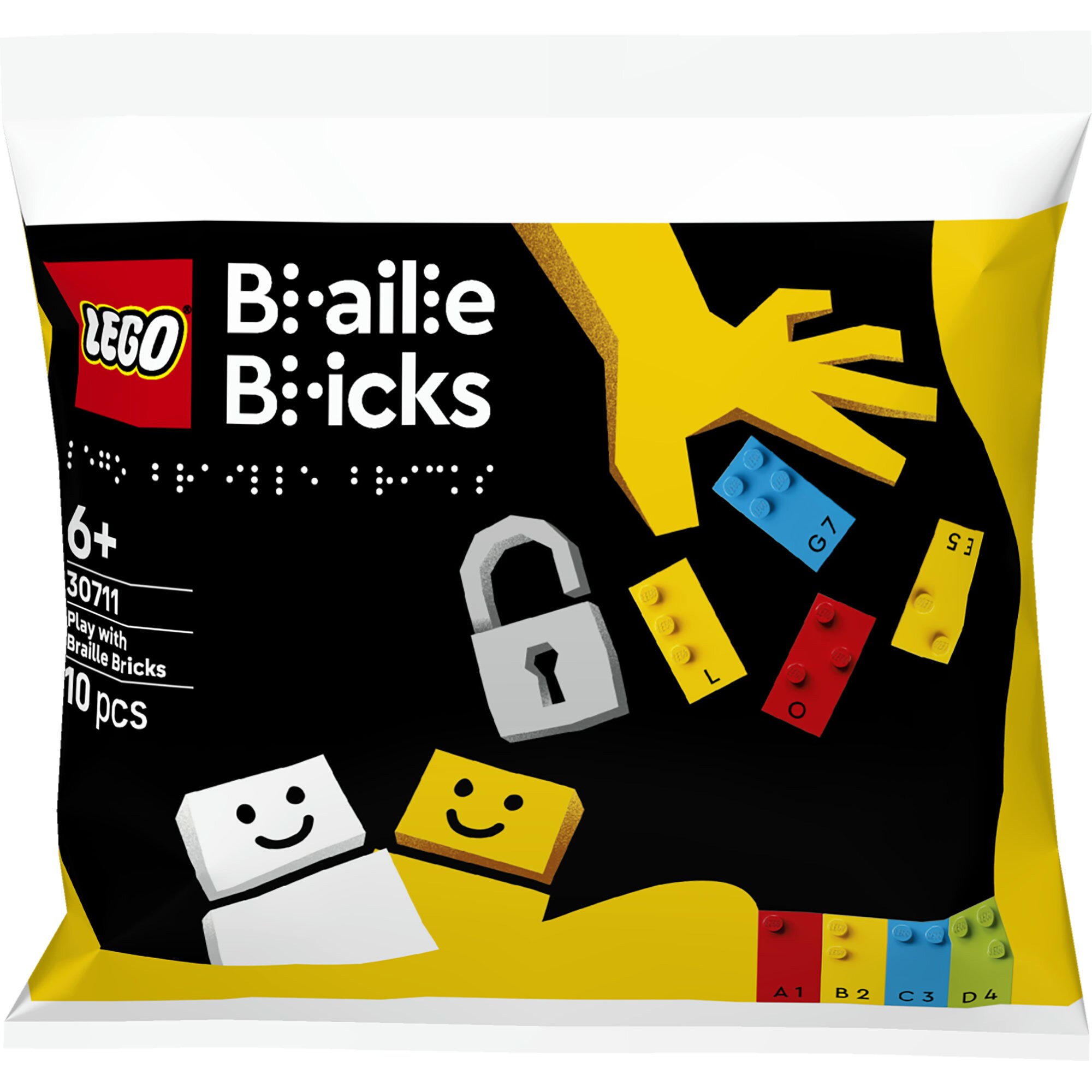 LEGO Konstruktionsspielzeug Spielspa&szlig; mit Braille-Steinen - Bild 1