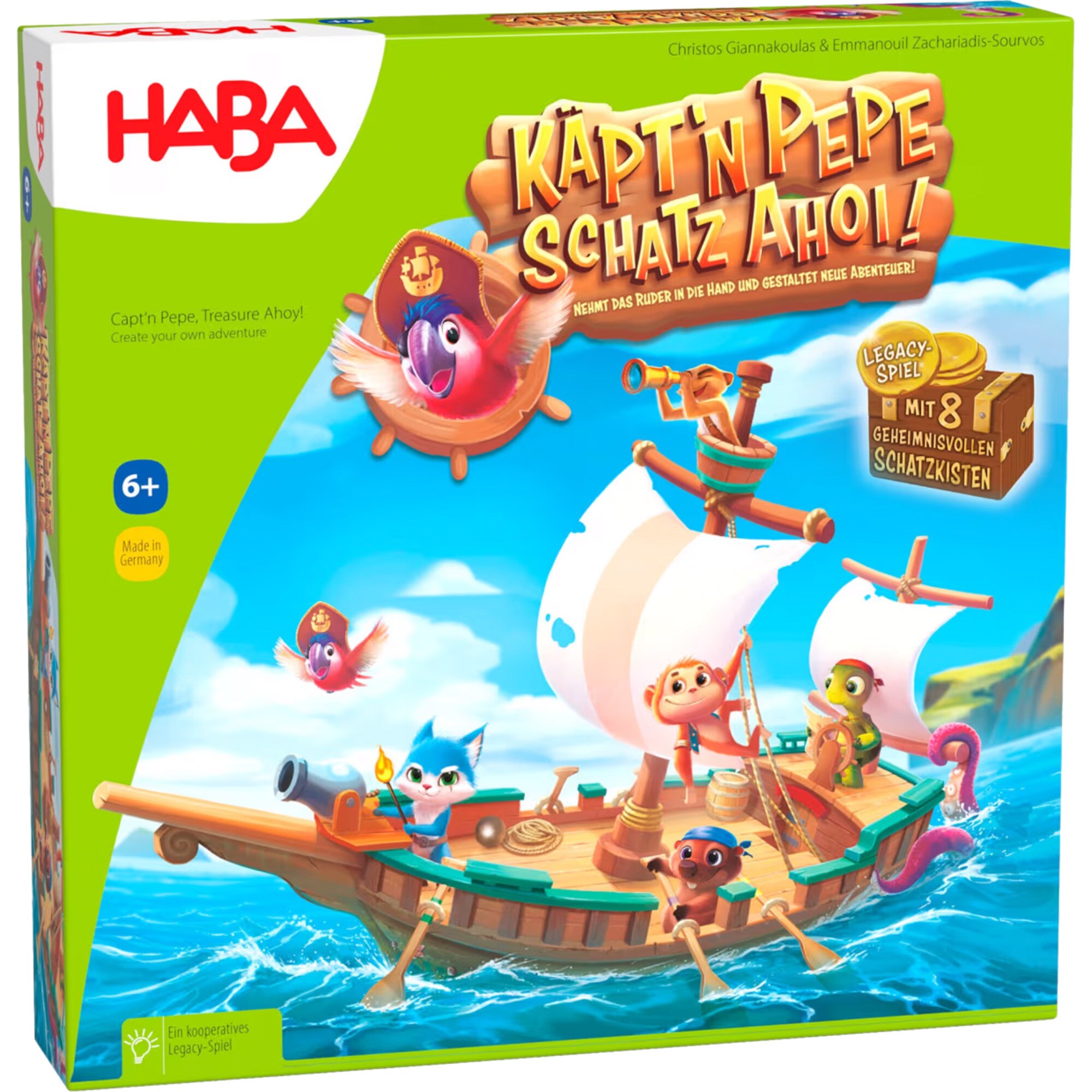 HABA Brettspiel K&auml;pt`n Pepe Schatz Ahoi - Bild 1
