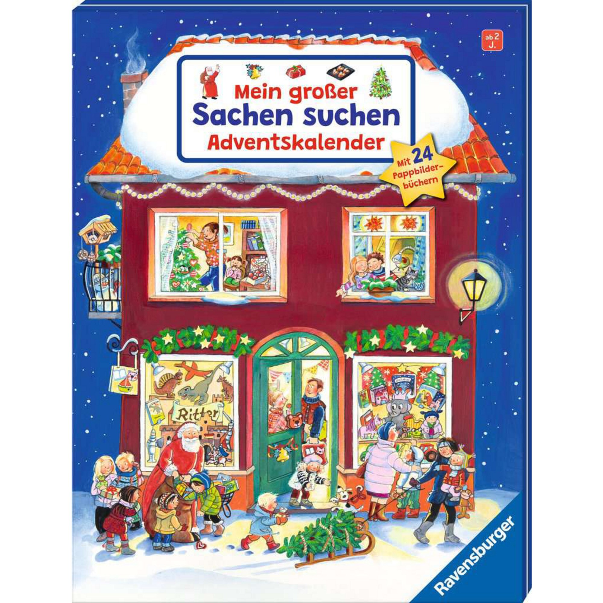 Ravensburger Lernbuch Mein gro&szlig;er Sachen suchen Adventskalender - Bild 1