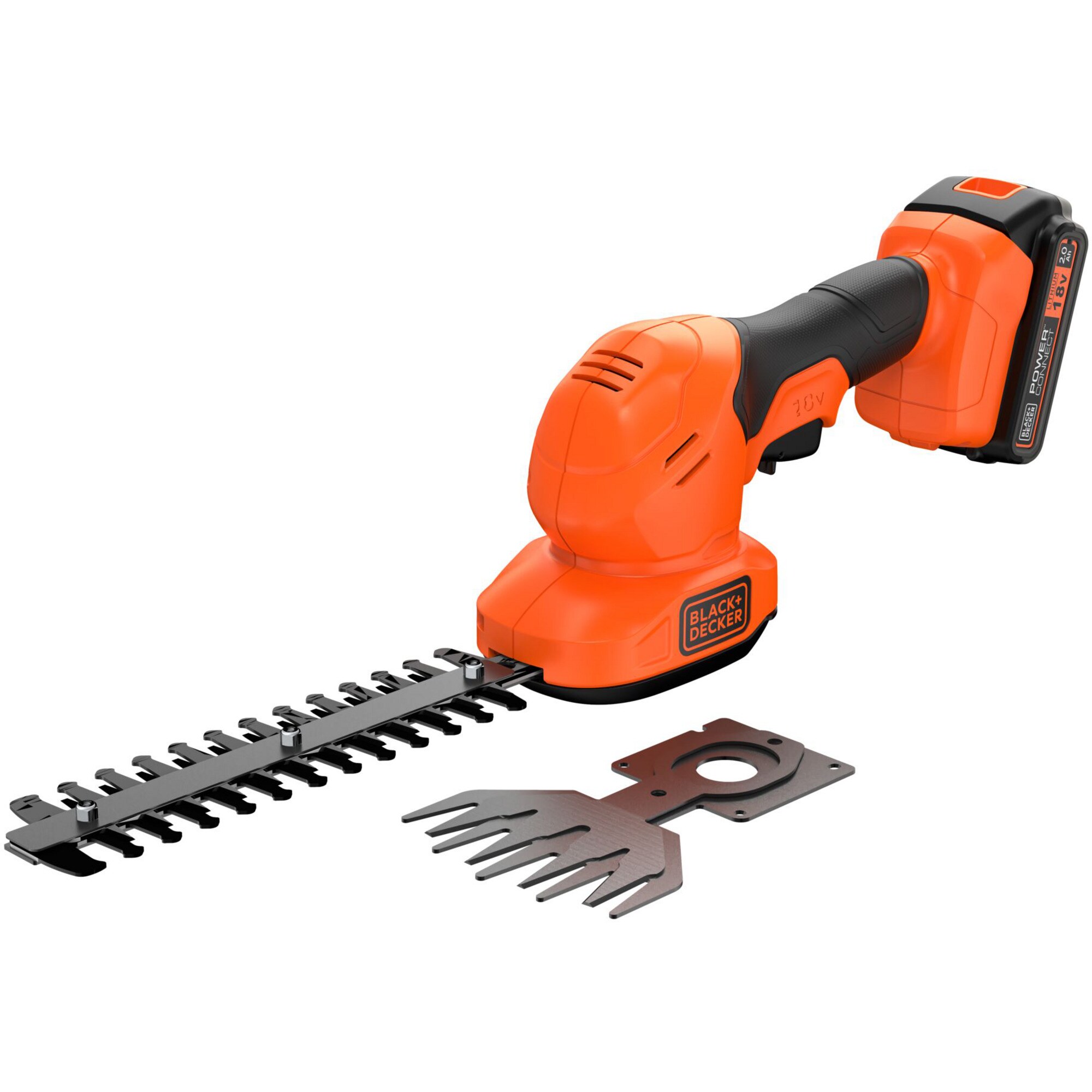 BLACK+DECKER Grasschere Akku-Grasschere und -Strauchschere BCSS18D1, 18Volt - Bild 1