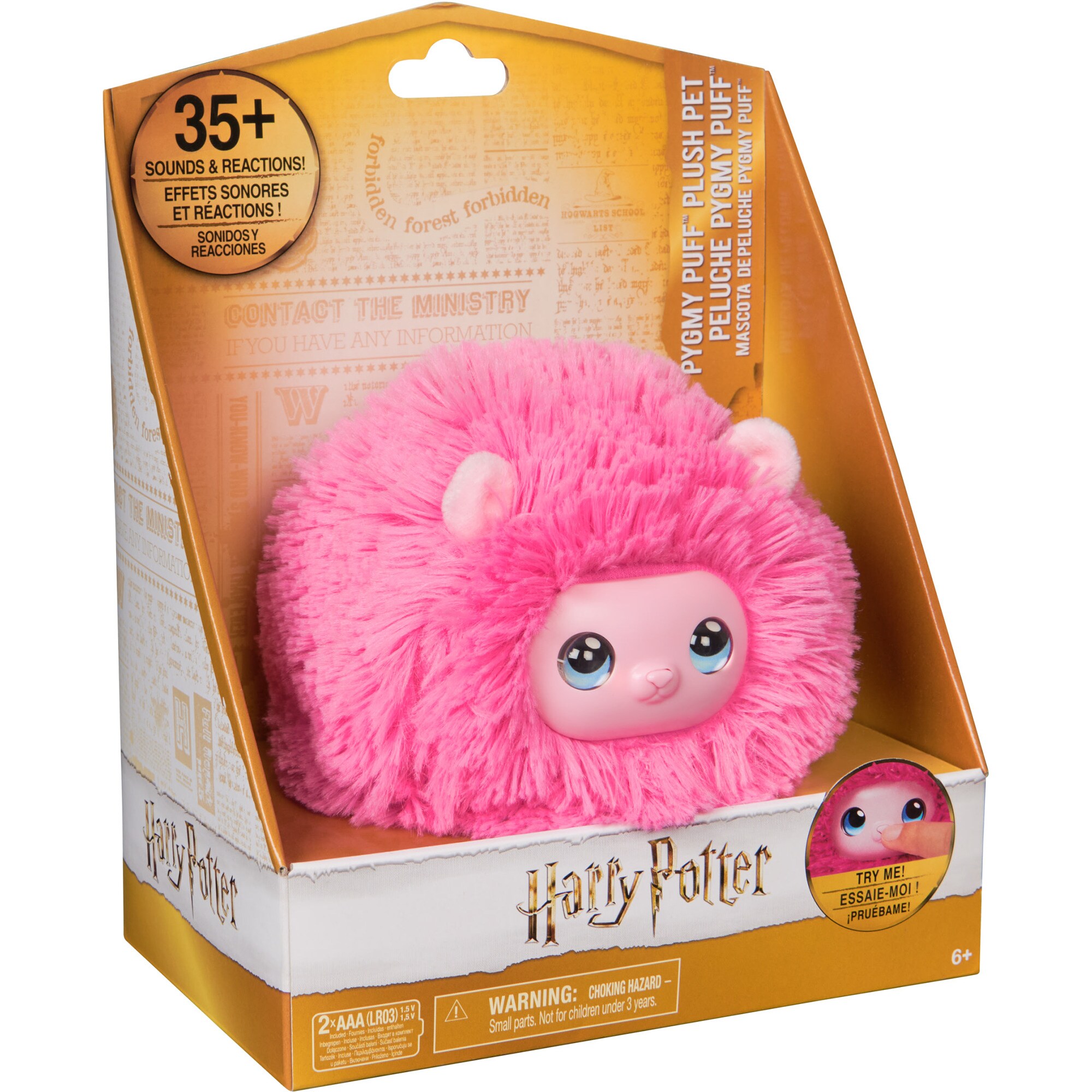 Spinmaster Kuscheltier Wizarding World Harry Potter - Interaktiver Pl&uuml;sch-Minimuff - Bild 1