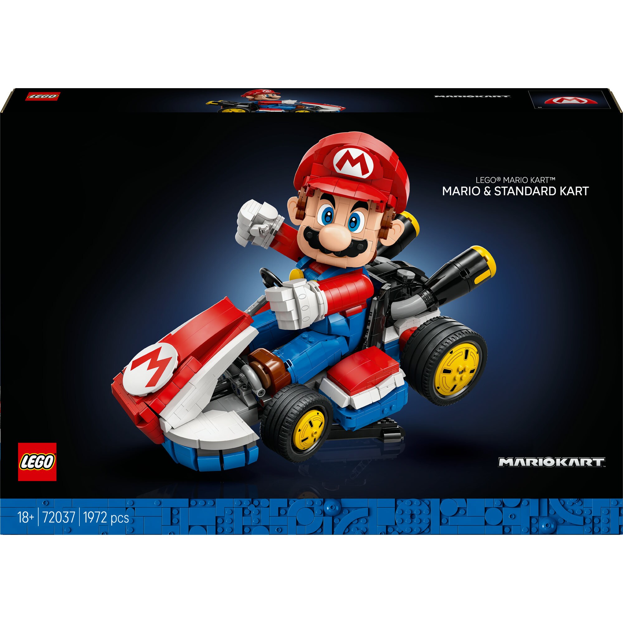 LEGO Konstruktionsspielzeug Super Mario Mario Kart: Mario & Standard-Kart - Bild 1