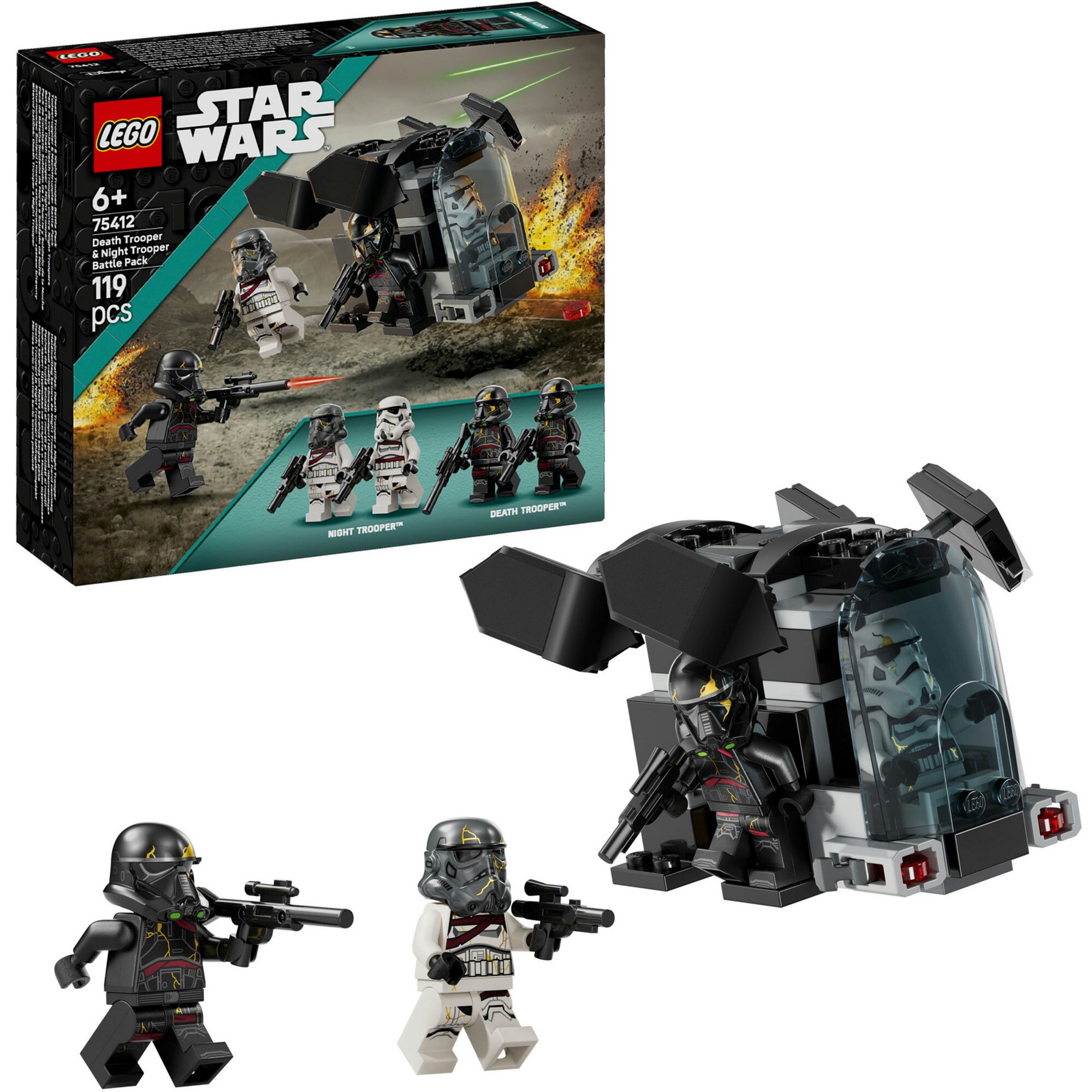 LEGO Konstruktionsspielzeug Star Wars Todestruppler & Nachttruppler Battle Pack - Bild 1