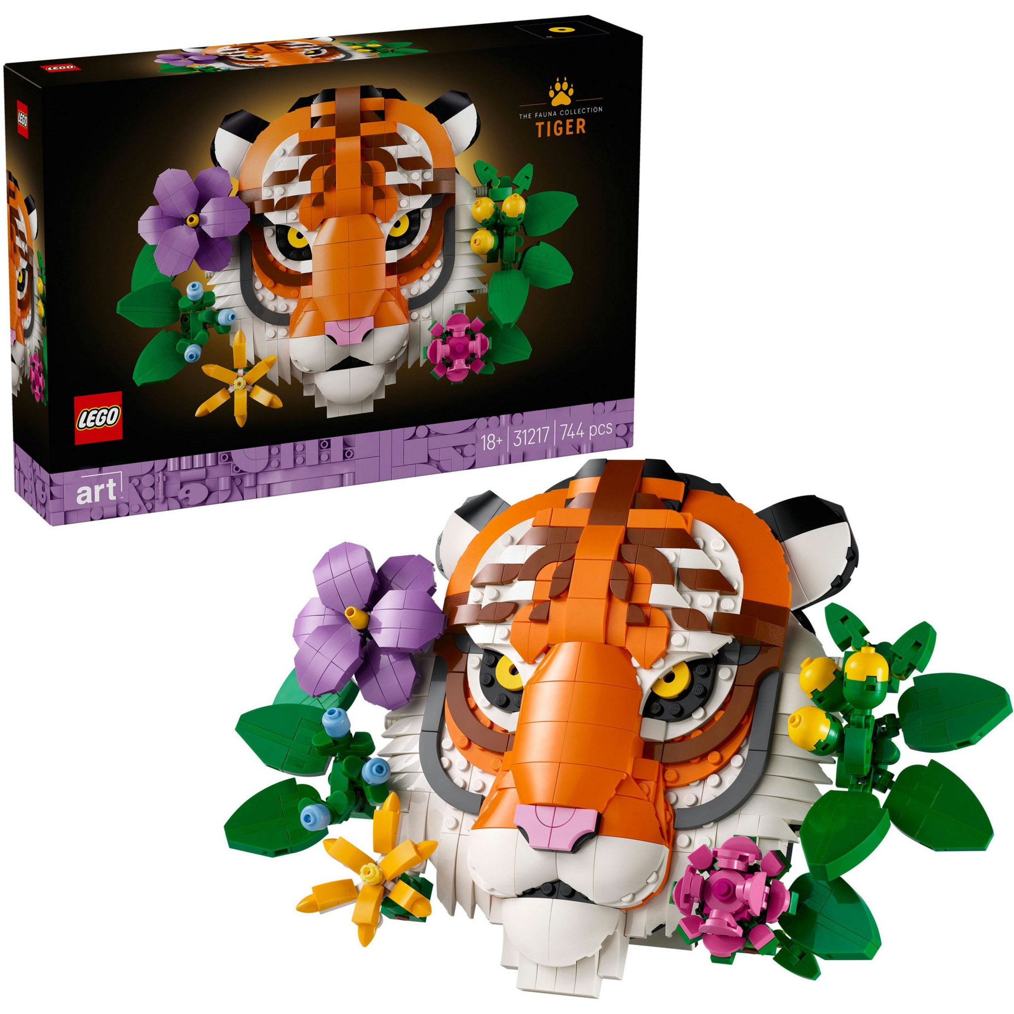 LEGO Konstruktionsspielzeug Art Fauna Collection - Tiger - Bild 1
