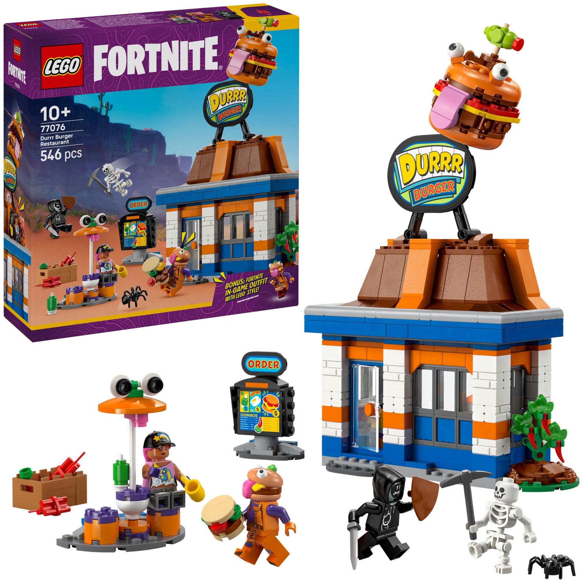 LEGO Konstruktionsspielzeug Fortnite Durrr Burger Restaurant - Bild 1
